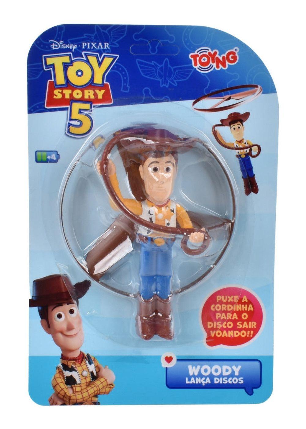 LANZADOR DISCOS VOLADORES WOODY TOY STORY-2