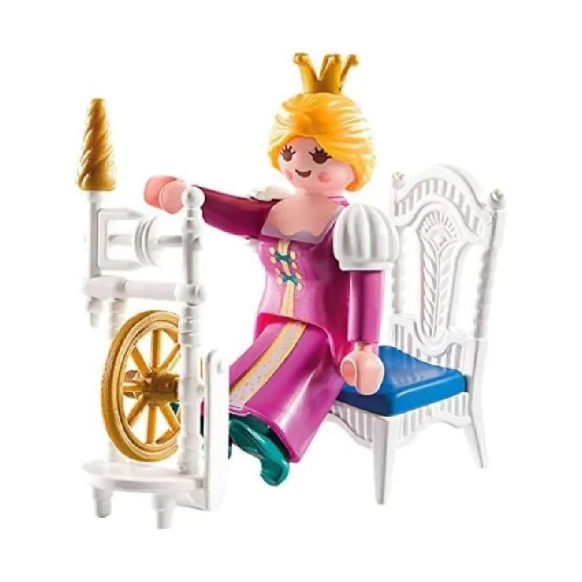 Playmobil Princesa Rueda Hilar-3