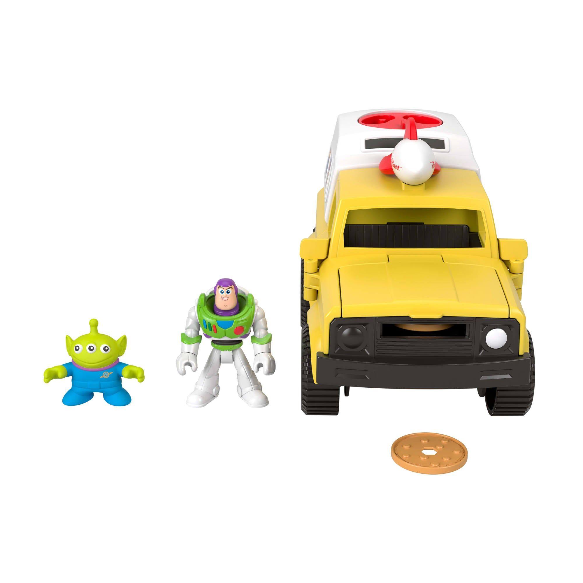 IMAGINEXT CAMIONETA PIZZA PLANET CON BUZZ Y ALIEN TOY STORY-3