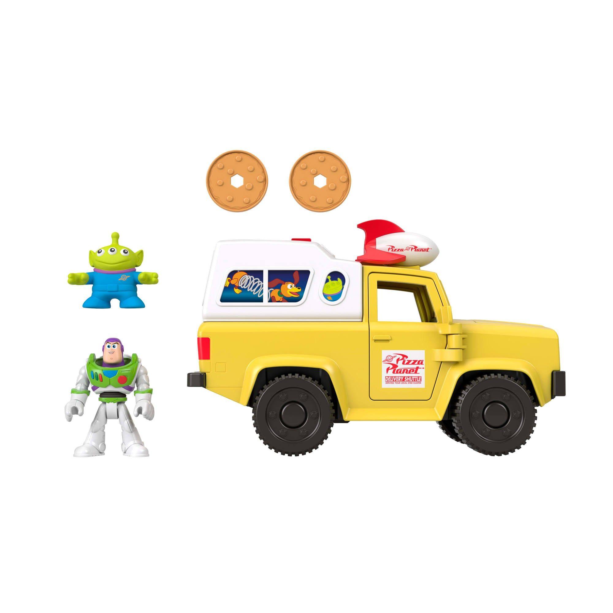 IMAGINEXT CAMIONETA PIZZA PLANET CON BUZZ Y ALIEN TOY STORY-4