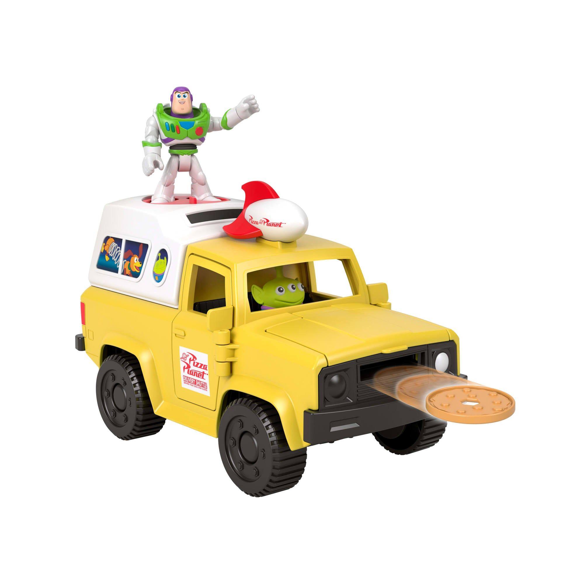 IMAGINEXT CAMIONETA PIZZA PLANET CON BUZZ Y ALIEN TOY STORY-5
