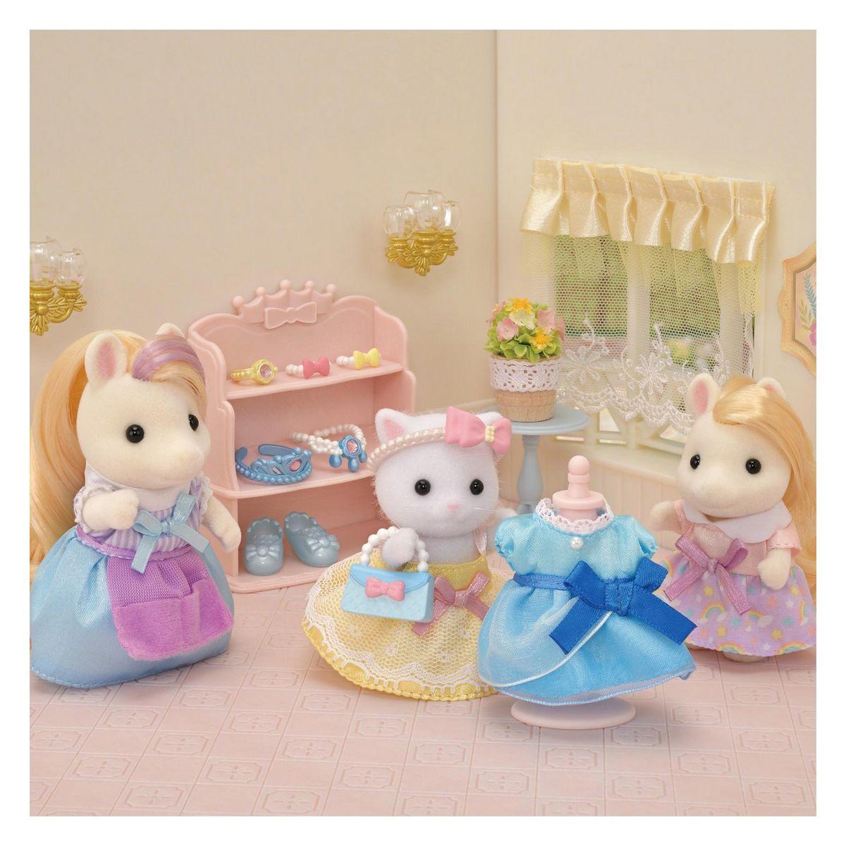 SET DE VESTIDO PRINCESA SYLVANIAN FAMILIES-3