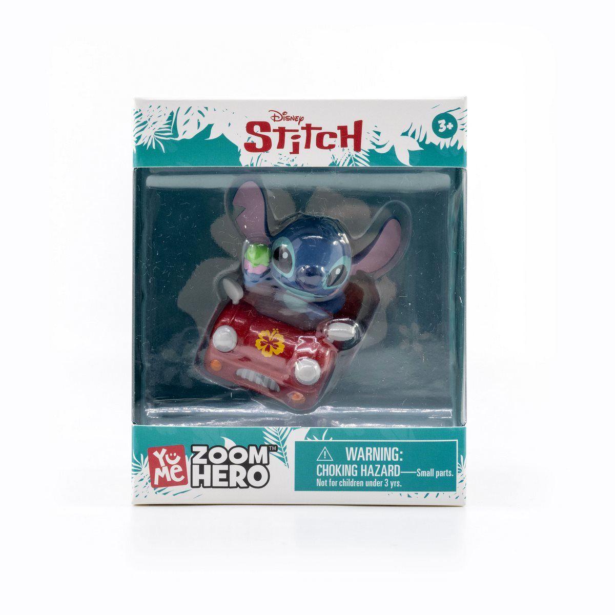 VEHICULO CON FIGURA STITCH PULLBACK - STITCH AUTOMOVIL ROJO-2