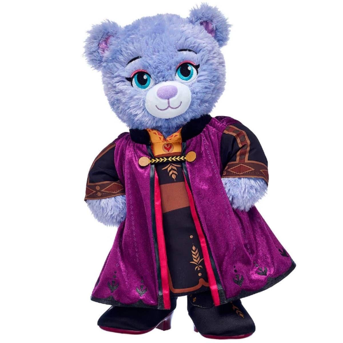 Peluche Build-A-Bear Ana Disney Frozen 2 Con Traje Y Zapatos-0