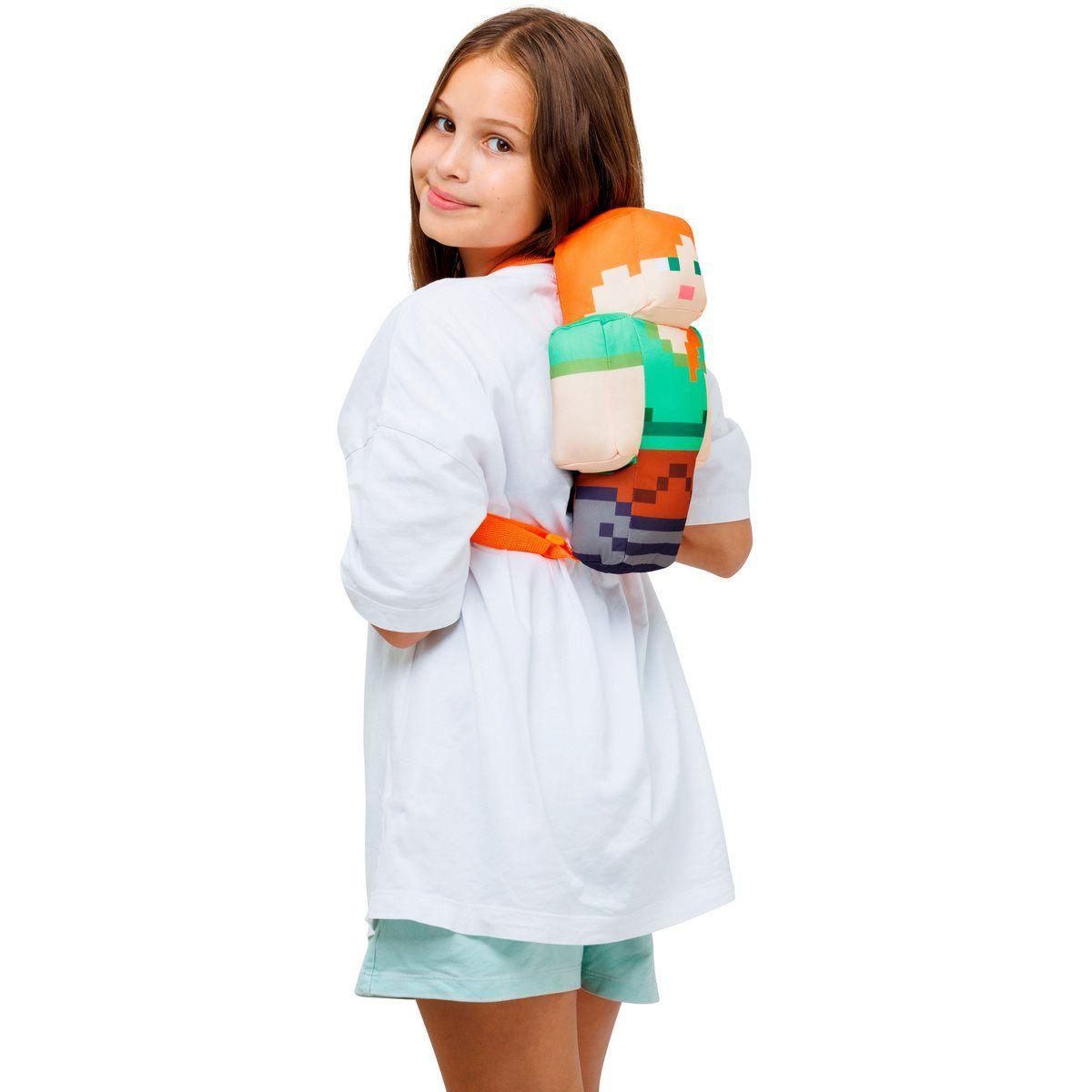 MOCHILA PELUCHE 30 CMS MINECRAFT - ALEX-5