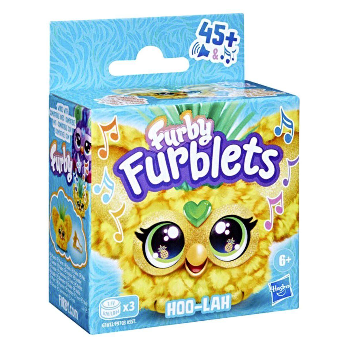 MINI PELUCHE FURBY FURBLETS - HOO - LAH-1