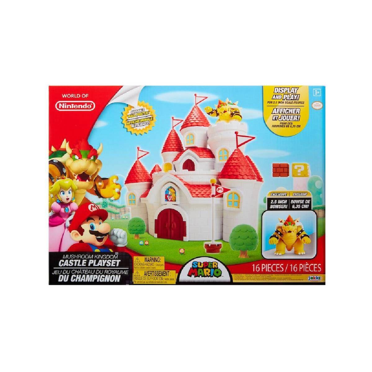Nintendo Playset Musheoom Kingdom Castillo Intek-4