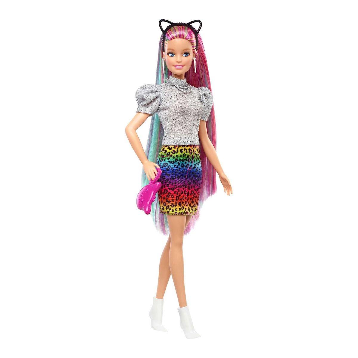 Barbie Peinados Animal Print Mattel-Rubia-1