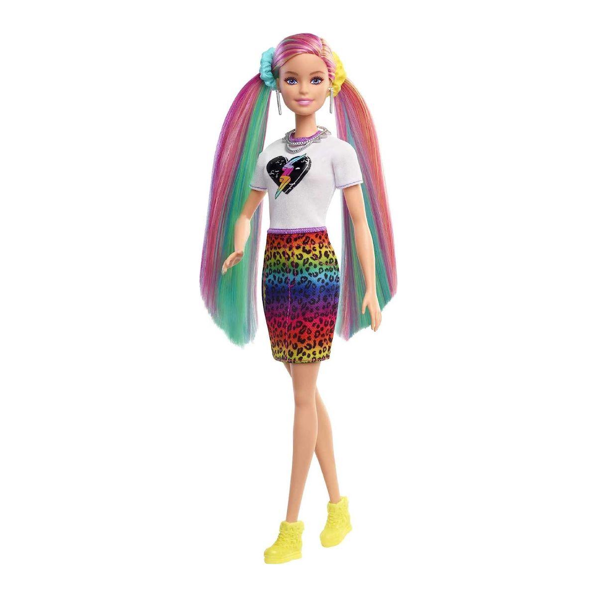 Barbie Peinados Animal Print Mattel-Rubia-3