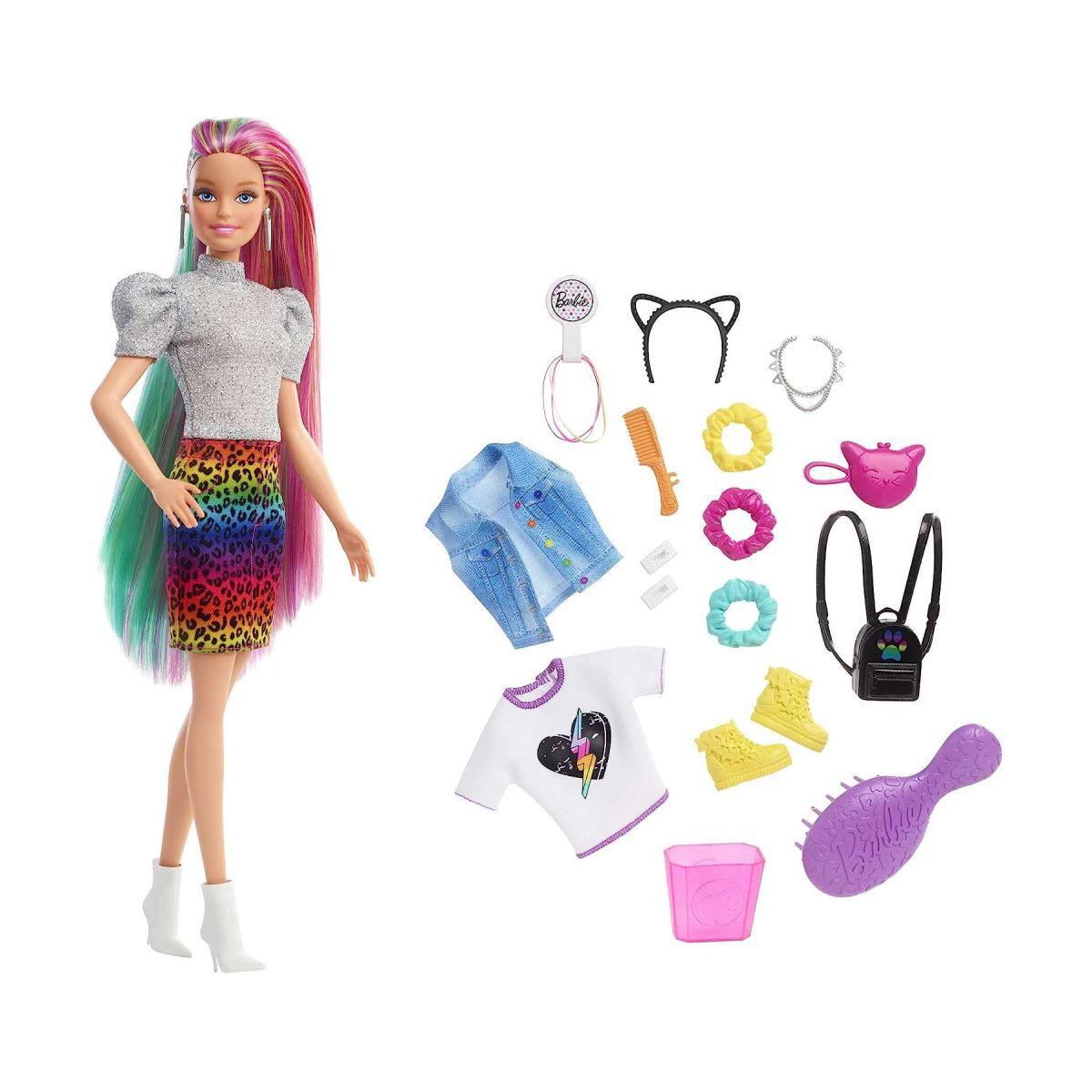 Barbie Peinados Animal Print Mattel-Rubia-5