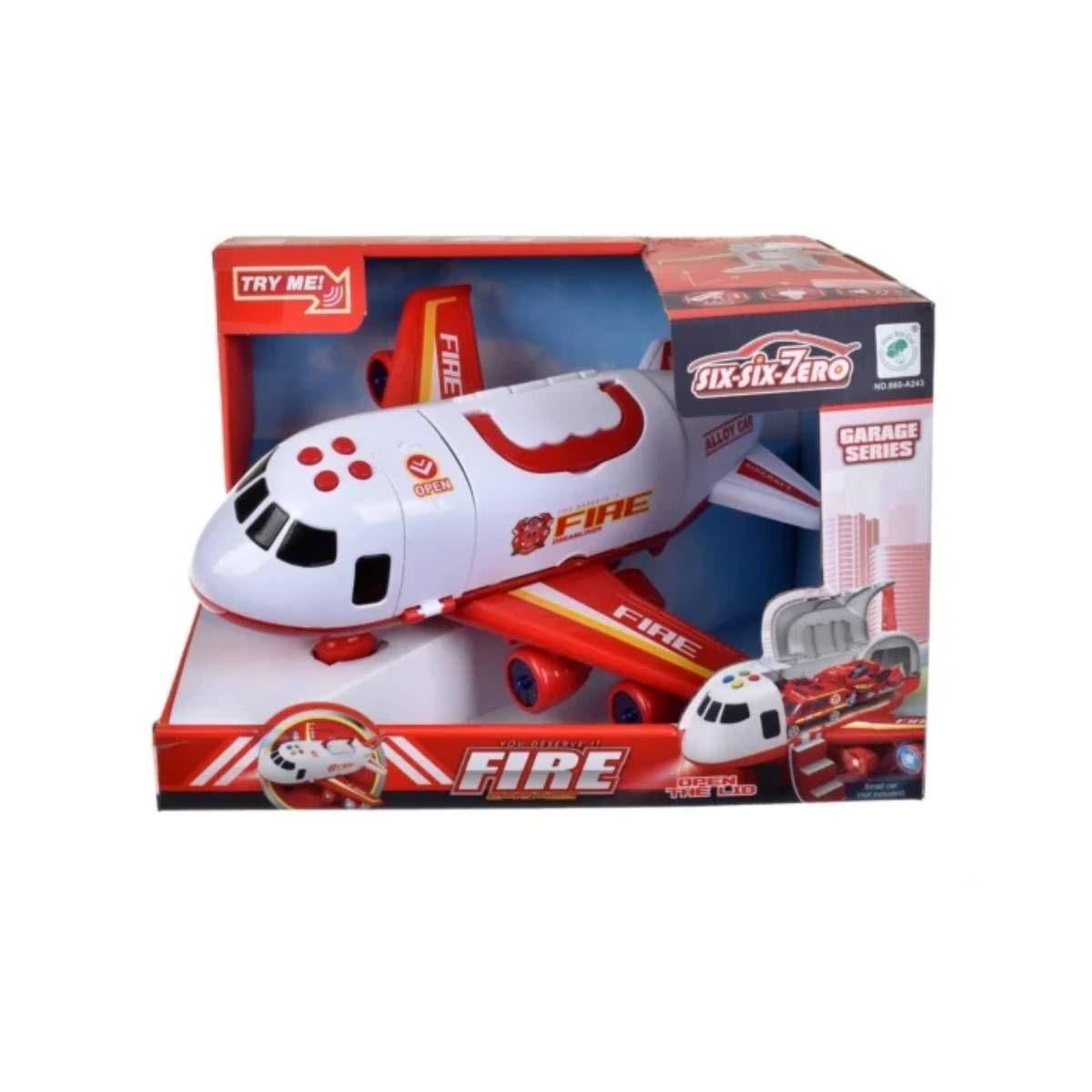 Avion De Rescate De 30 Cms Con Luces Y Sonidos-2