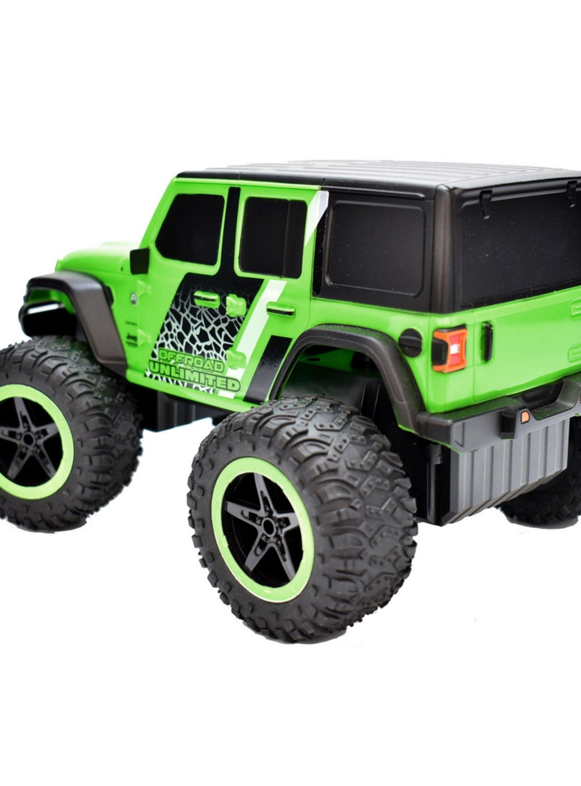 Jeep R Controlado Wrangler Sahara Escala 1:16 Batería Litio-4