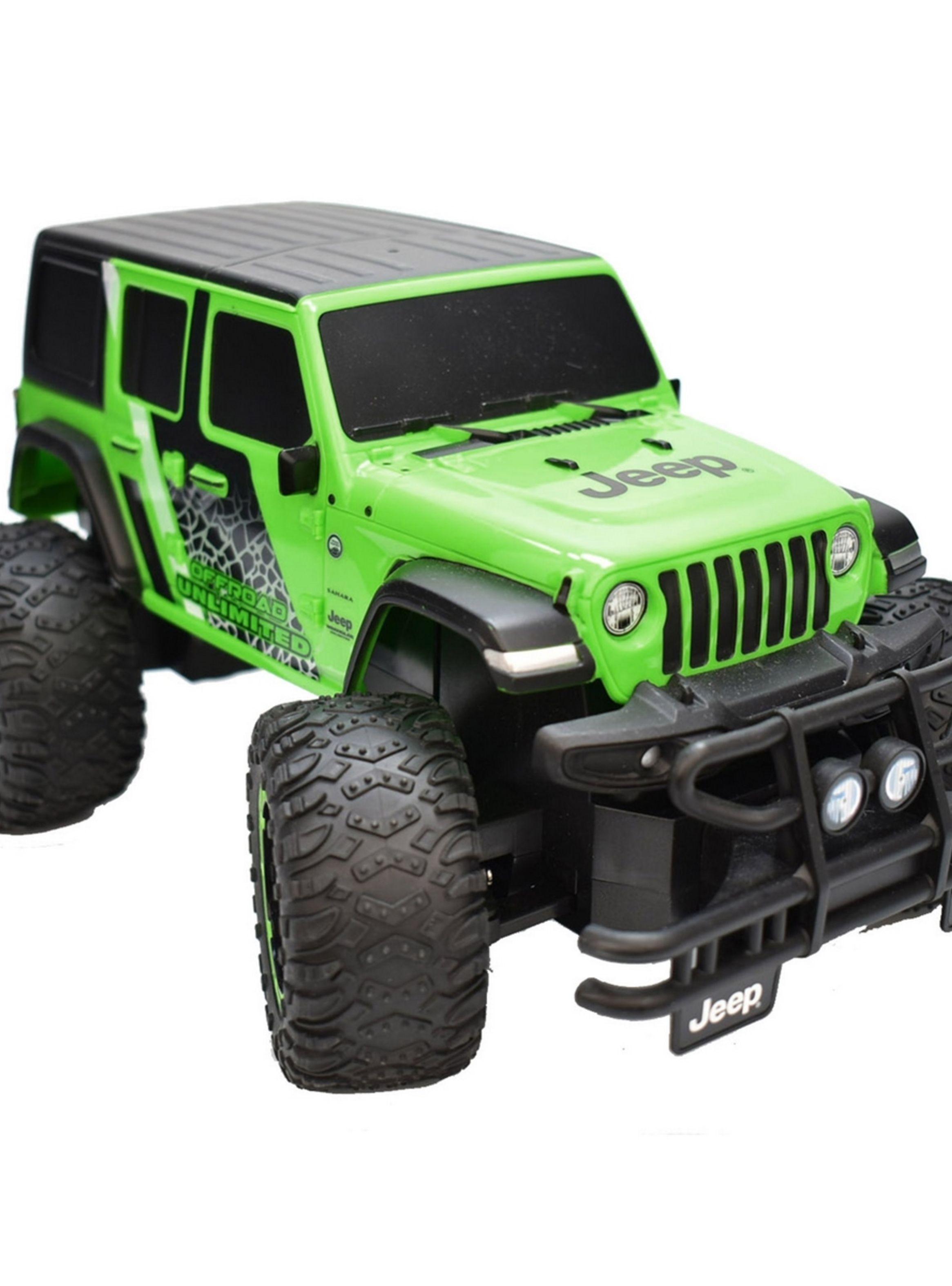 Jeep R Controlado Wrangler Sahara Escala 1:16 Batería Litio-5