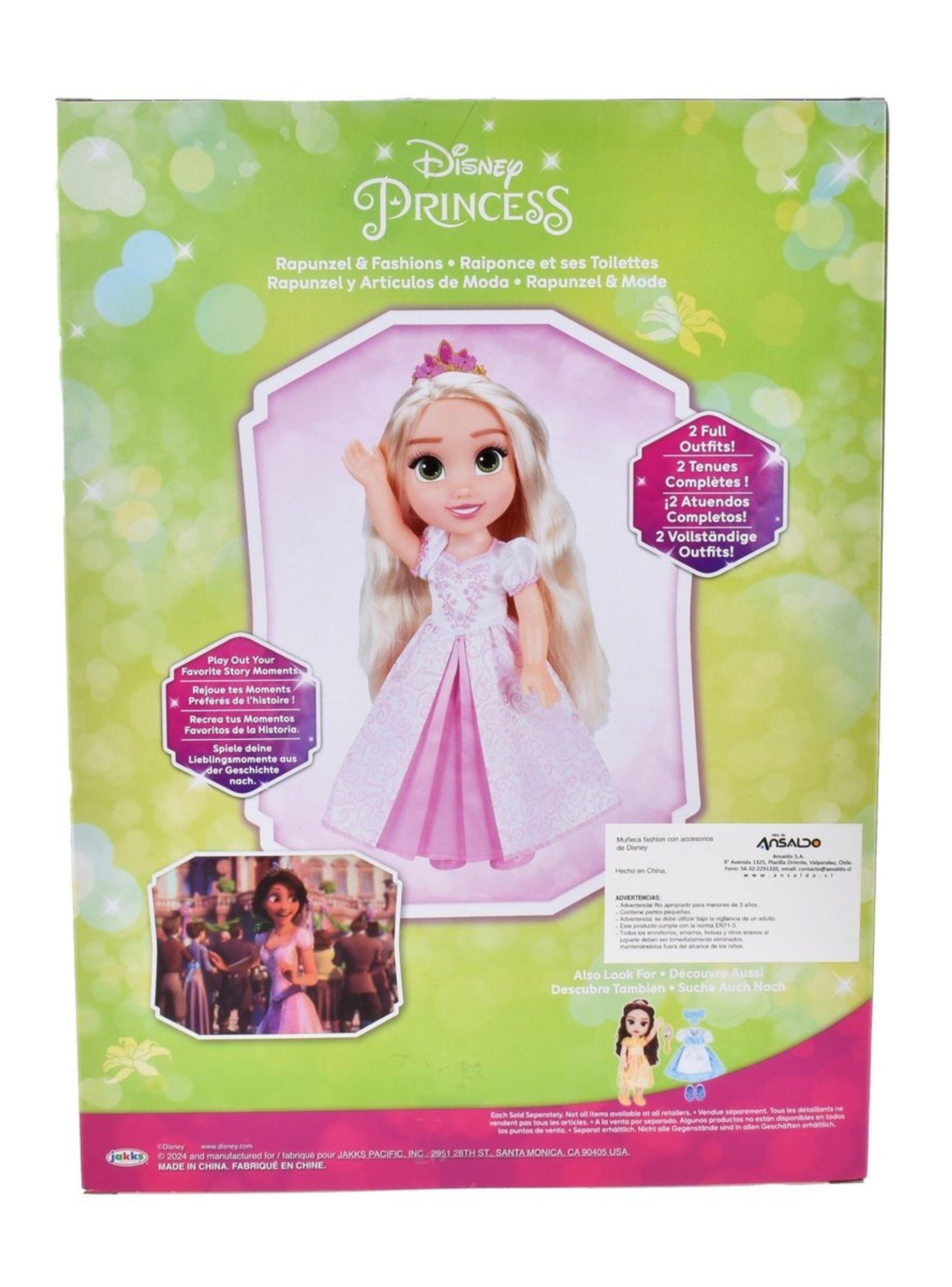 Muñeca Fashion 35 cm Disney con Accesorios - Rapunzel-4