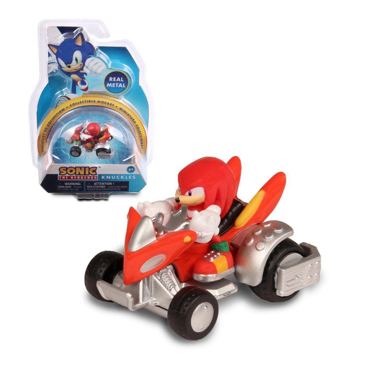 Auto Metalico De 8 Cms Sonic - Knuckles-1
