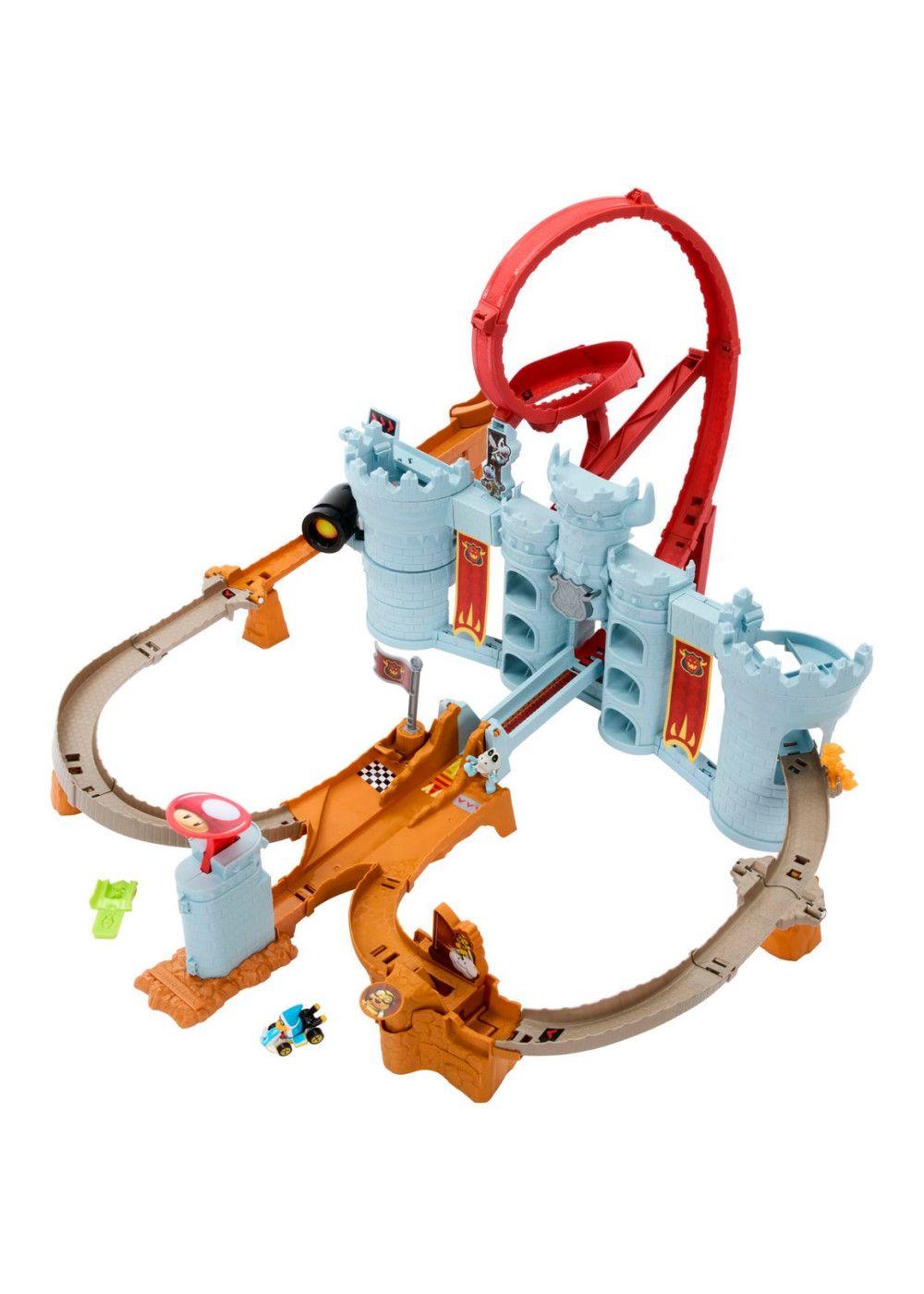 Hot Wheels Mario Kart Pista De Juguete Castillo Bowser-4