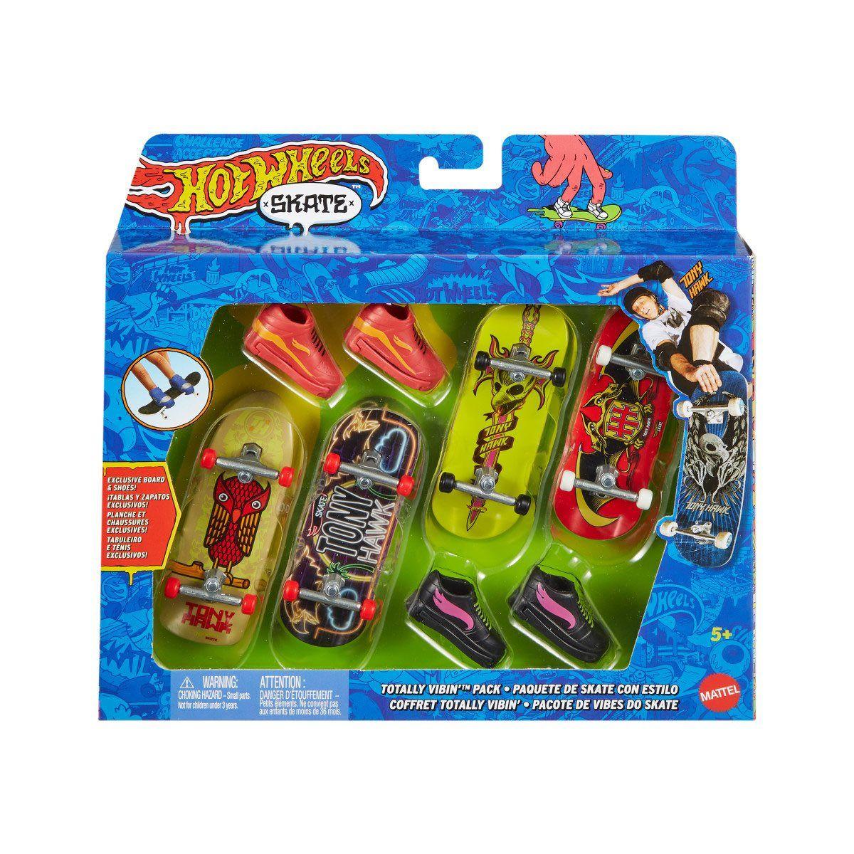 HOT WHEELS SKATE MULTIPACK CON TENIS - PAQUETE-4