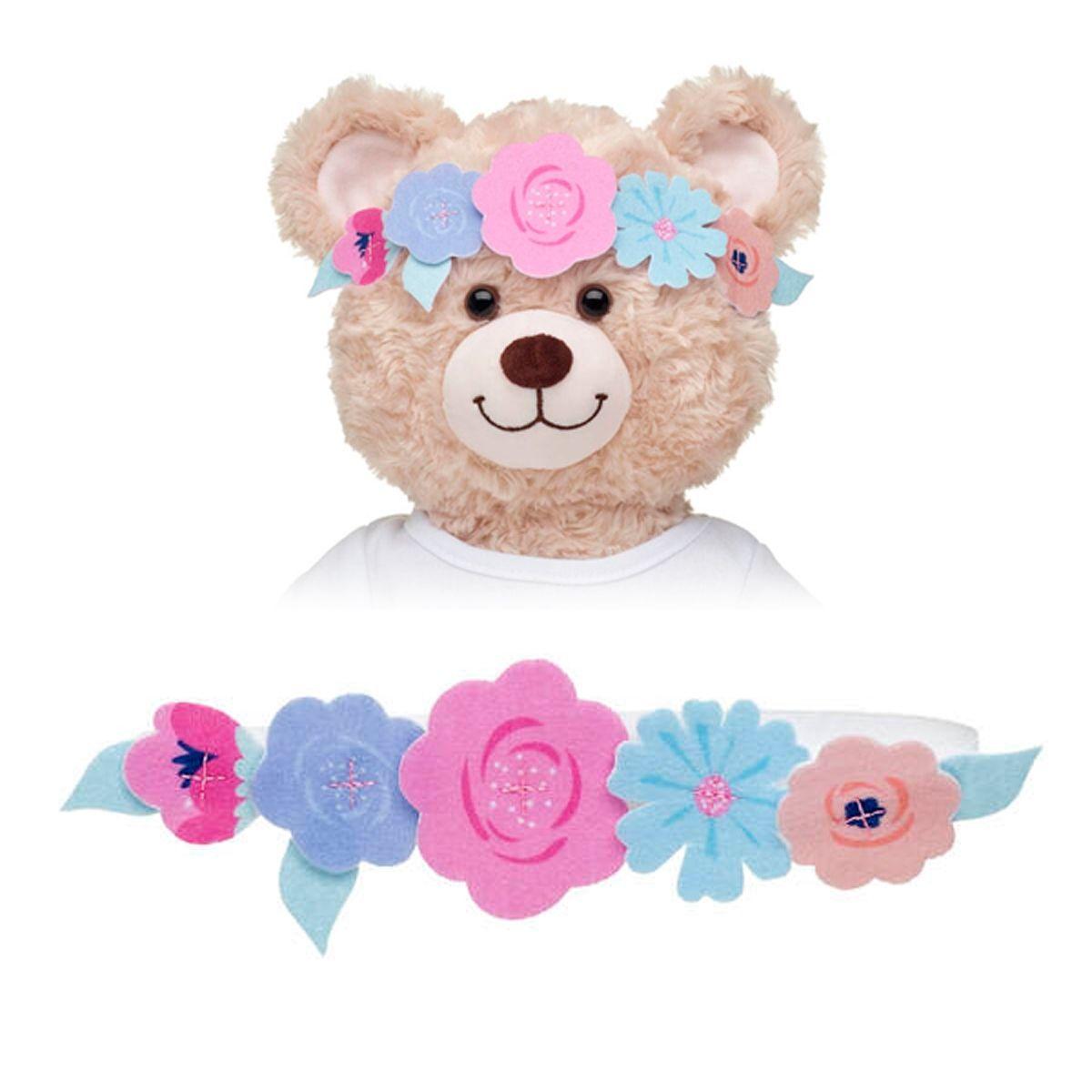 Cintillo Flores Felpa Build-A-Bear-1