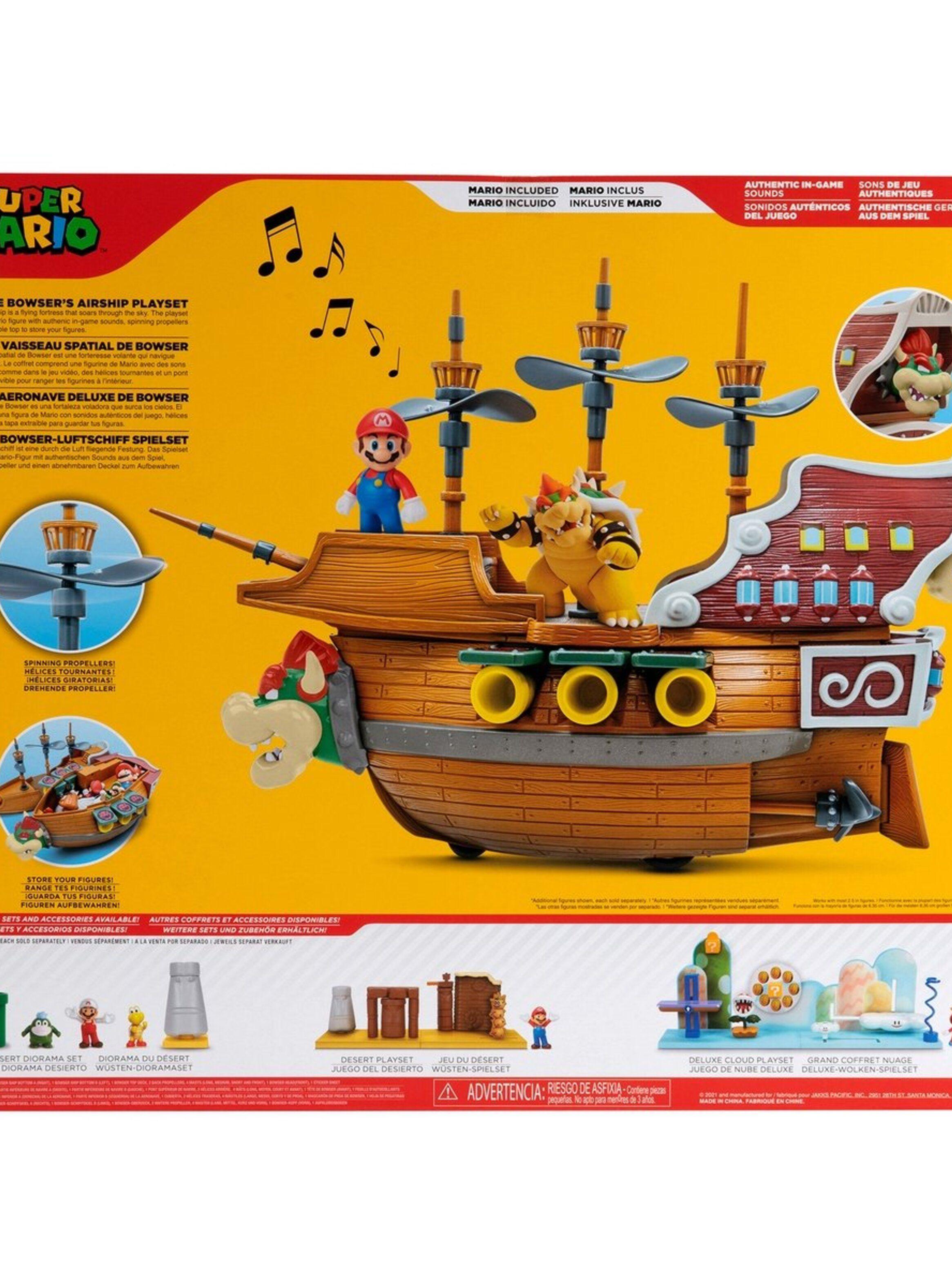 Playset Bowser Airship De Lujo Super Mario De Nintendo-2