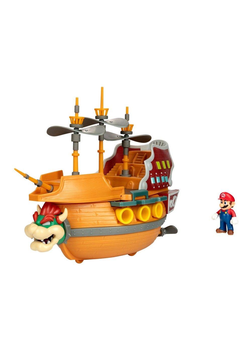 Playset Bowser Airship De Lujo Super Mario De Nintendo-0