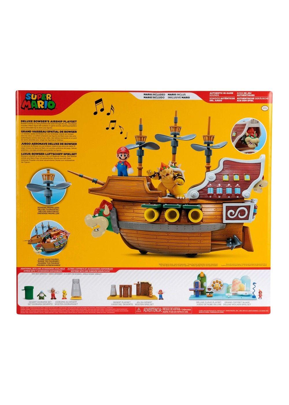 Playset Bowser Airship De Lujo Super Mario De Nintendo-2