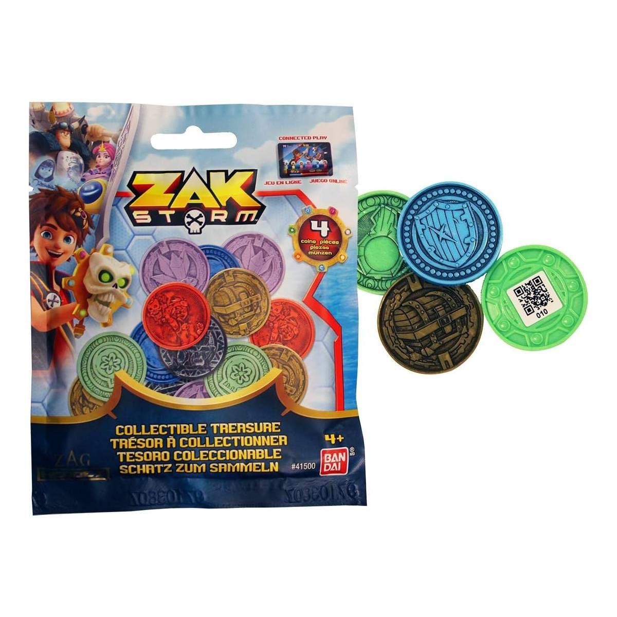 Set 4 Monedas Zak Storm-2