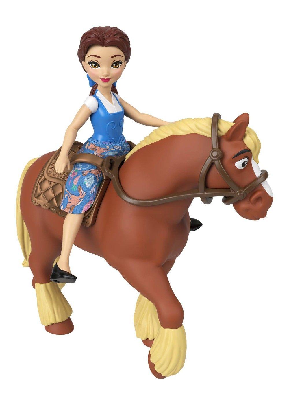 DISNEY PRINCESA PRINCESAS CON ESTABLO Y CABALLO-4