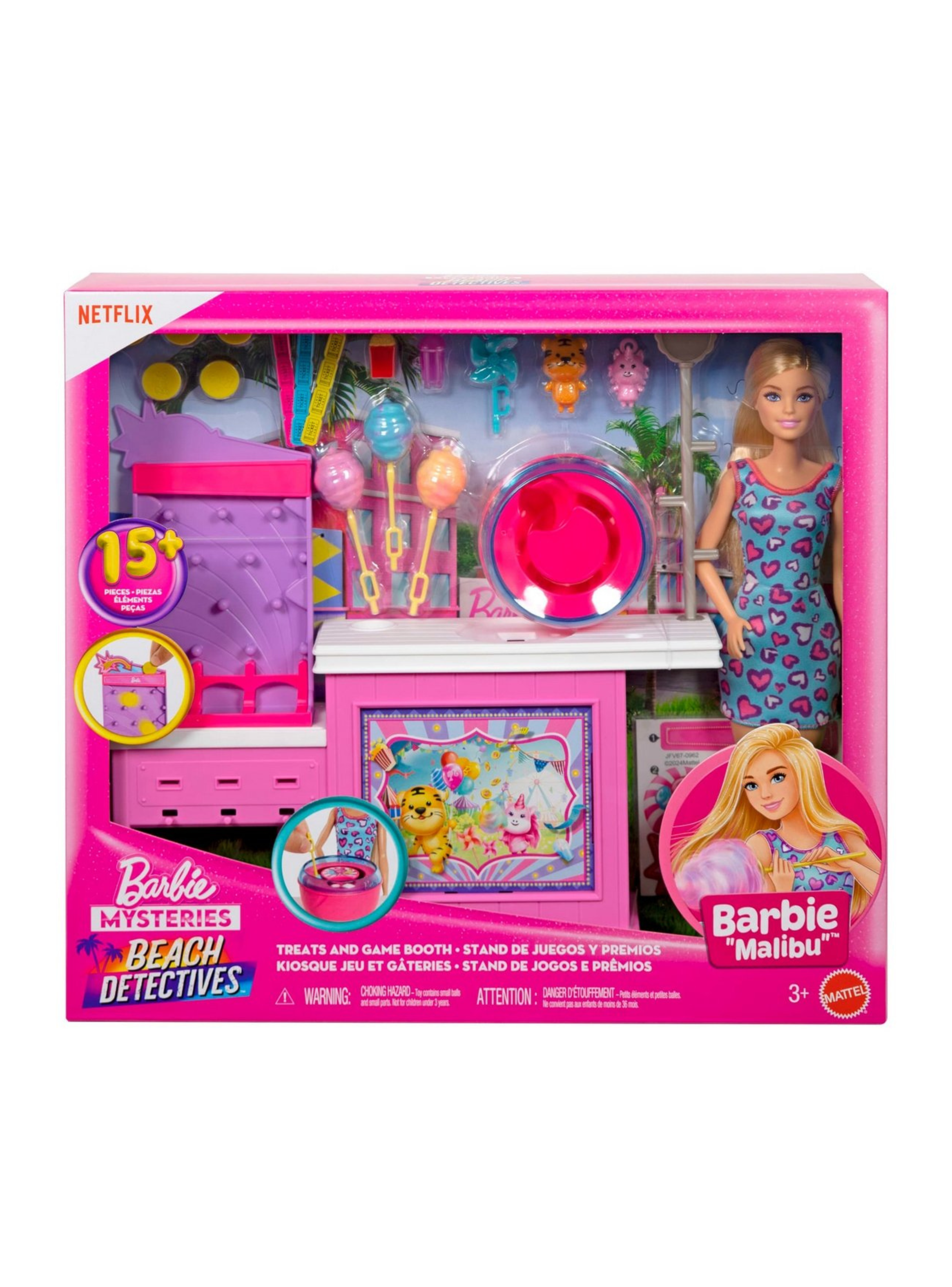 Barbie los misterios barbie set estación algodón de azúcar-3