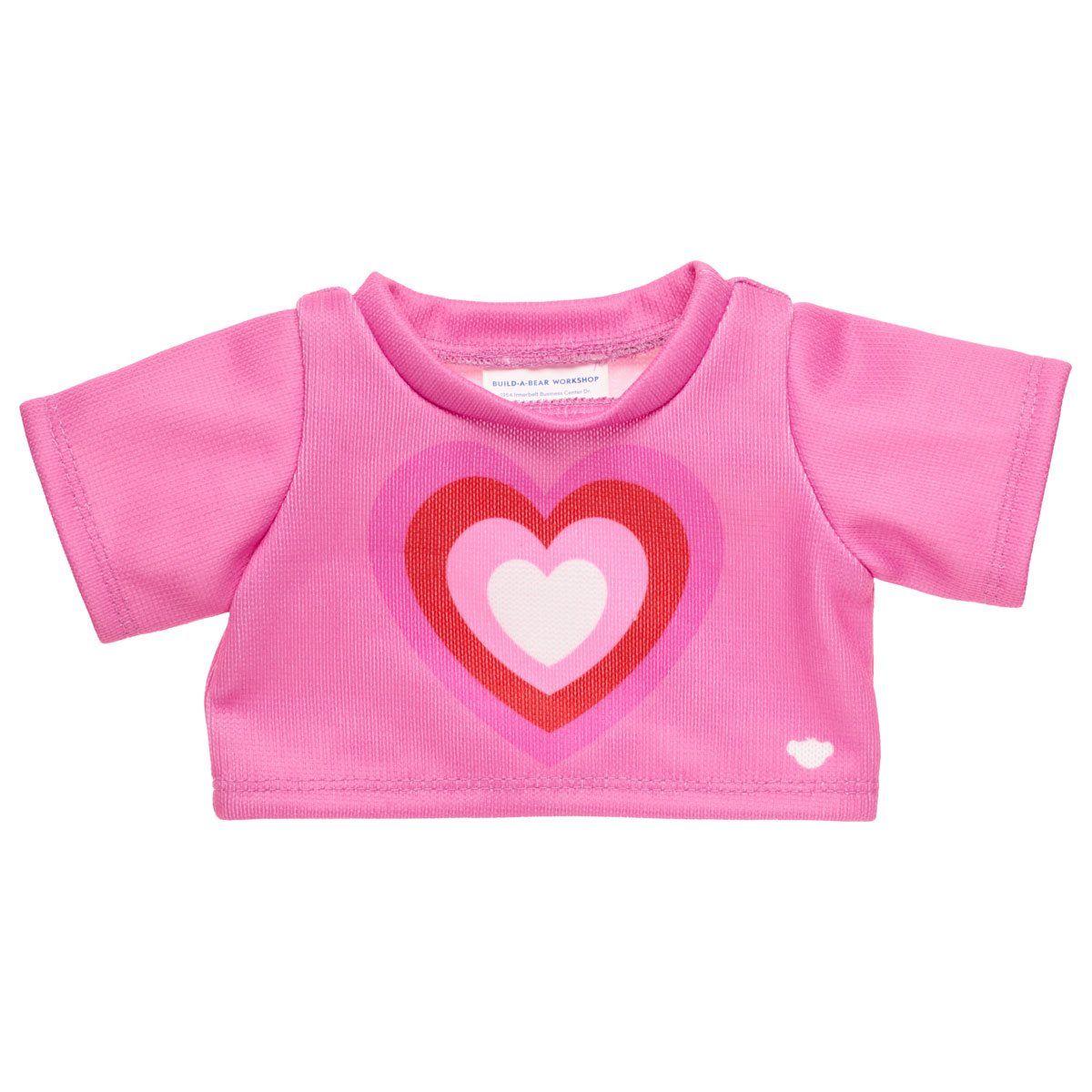 POLERON ROSA CORAZON BUILD-A-BEAR-0