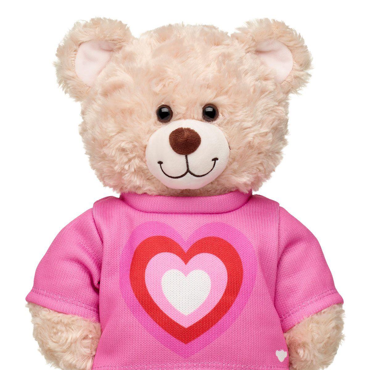 POLERON ROSA CORAZON BUILD-A-BEAR-1