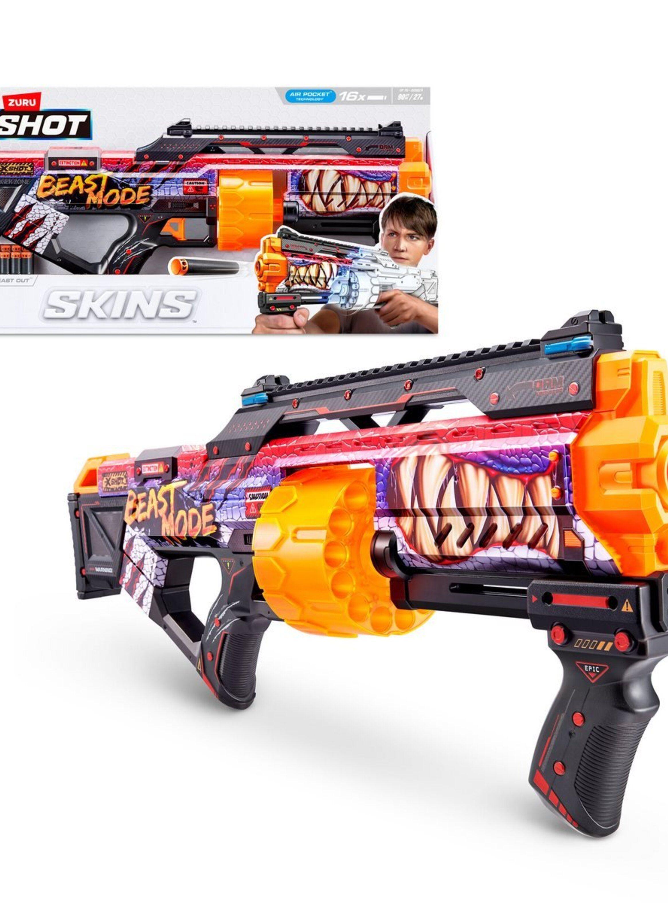 LANZADOR DARDOS LAST STAND SKINS  X-SHOT - BEAST OUT-0