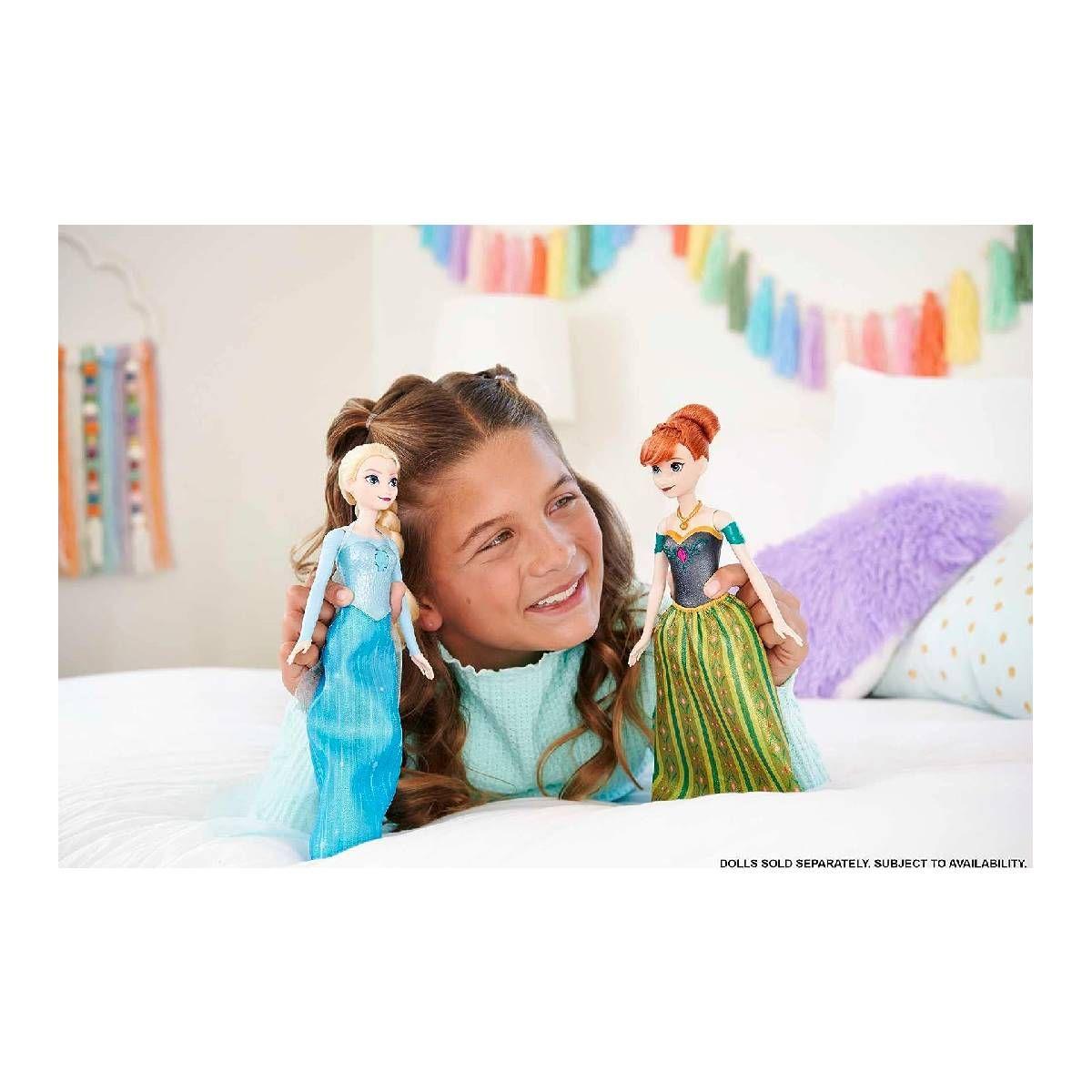 Disney Frozen Muñeca Anna Canciones Mágicas Español-1