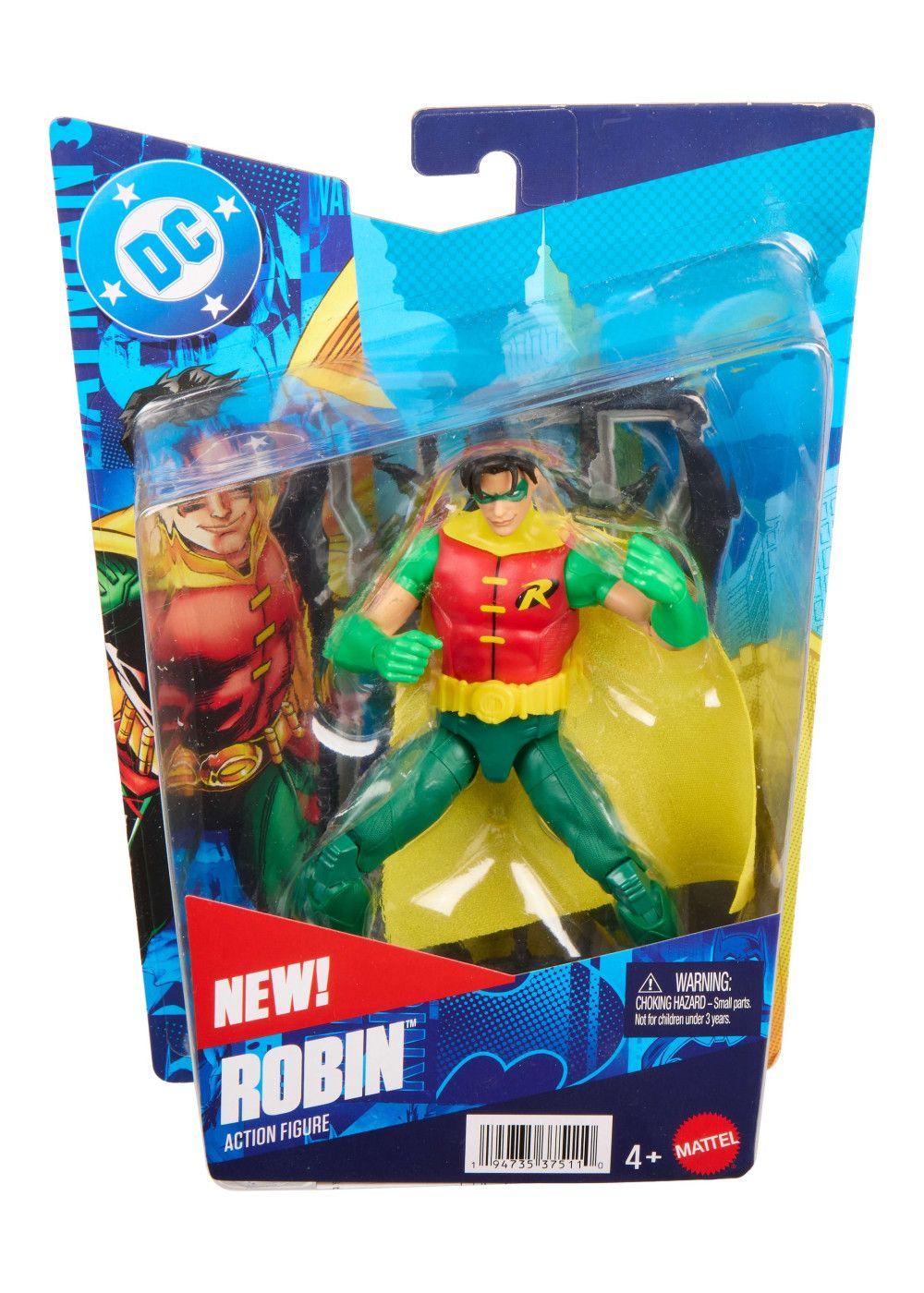 Mattel DC Premier Robin Figura de Acción 16,5 cm-0