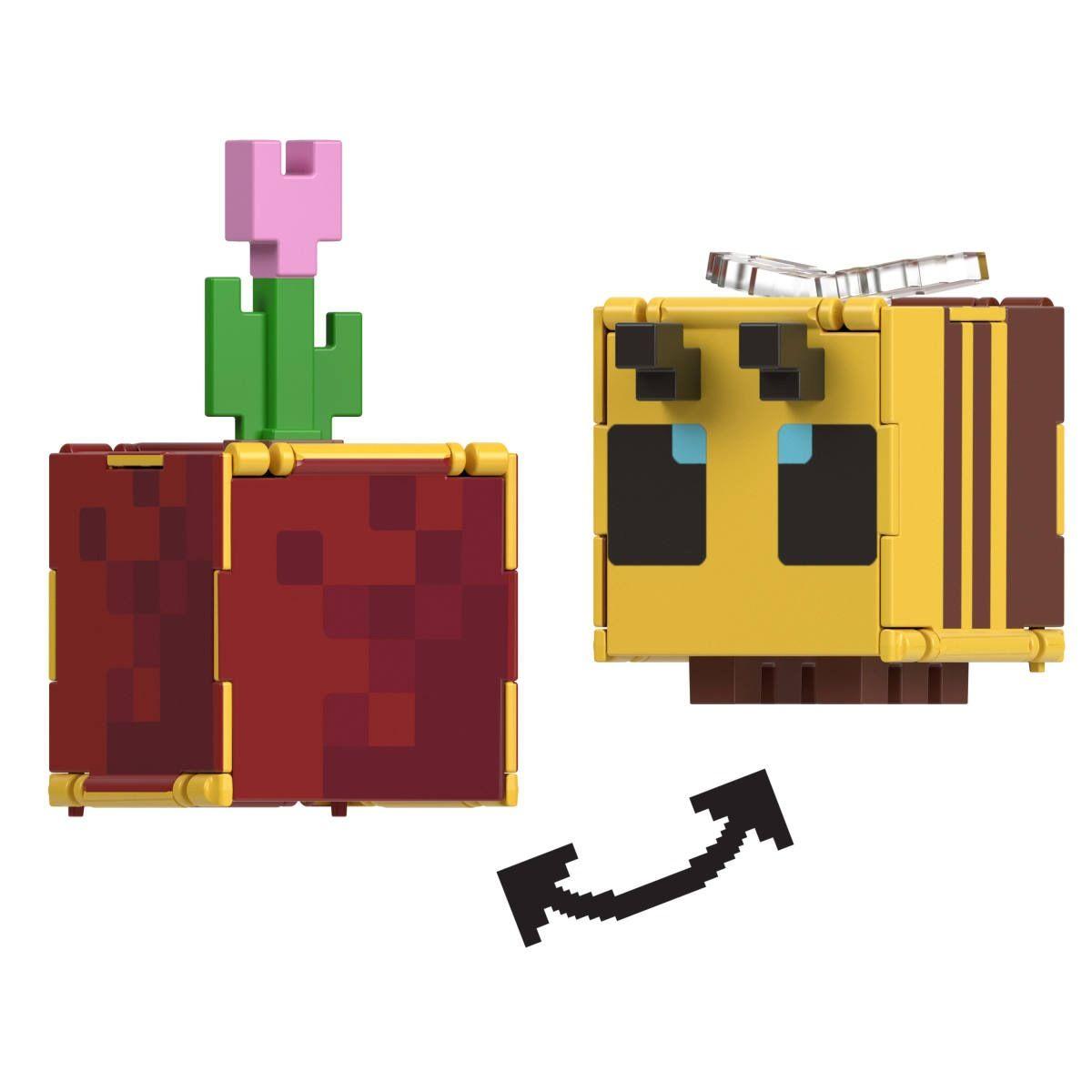 MINECRAFT VANILLA FIGURA DE ACCION FLIPPIN - ABEJA-3