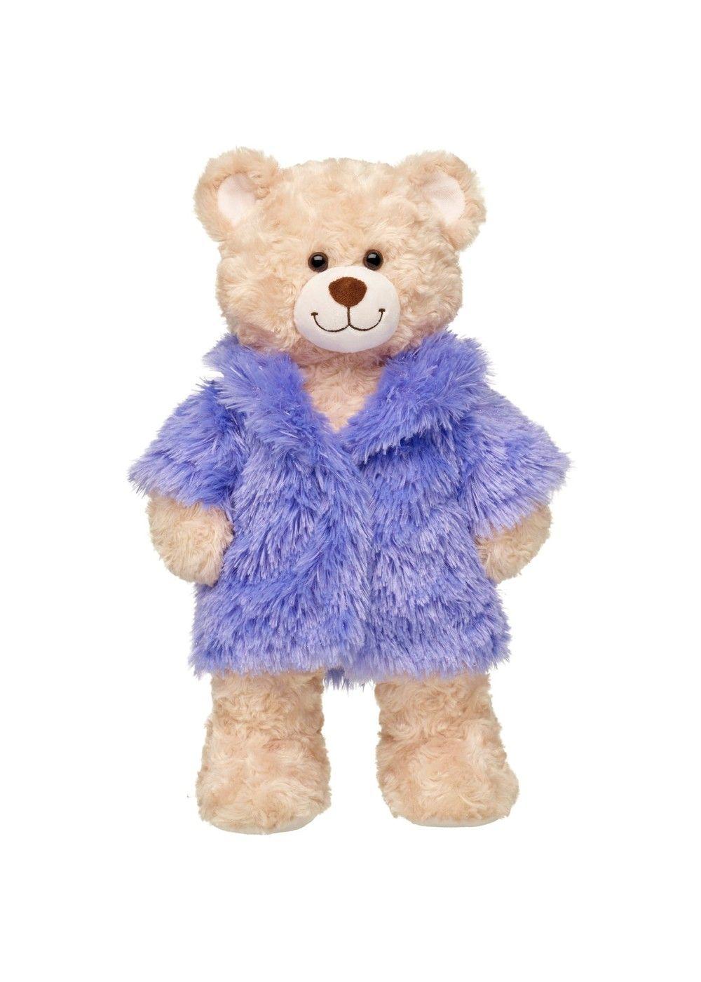 ABRIGO PIEL MORADO HONEY GIRLS BUILD-A-BEAR-1