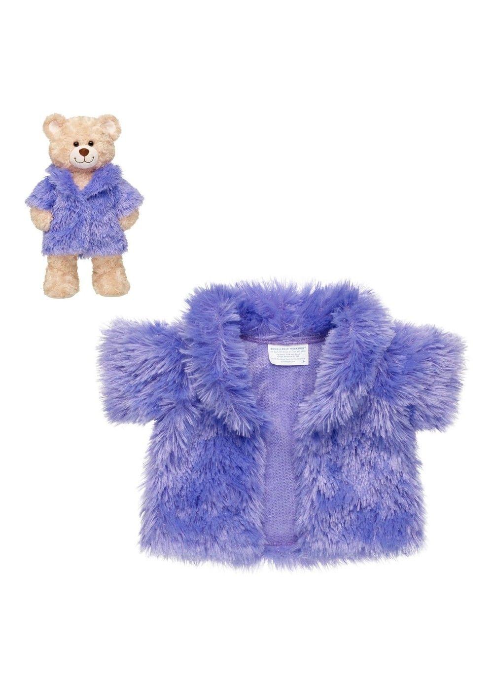 ABRIGO PIEL MORADO HONEY GIRLS BUILD-A-BEAR-6