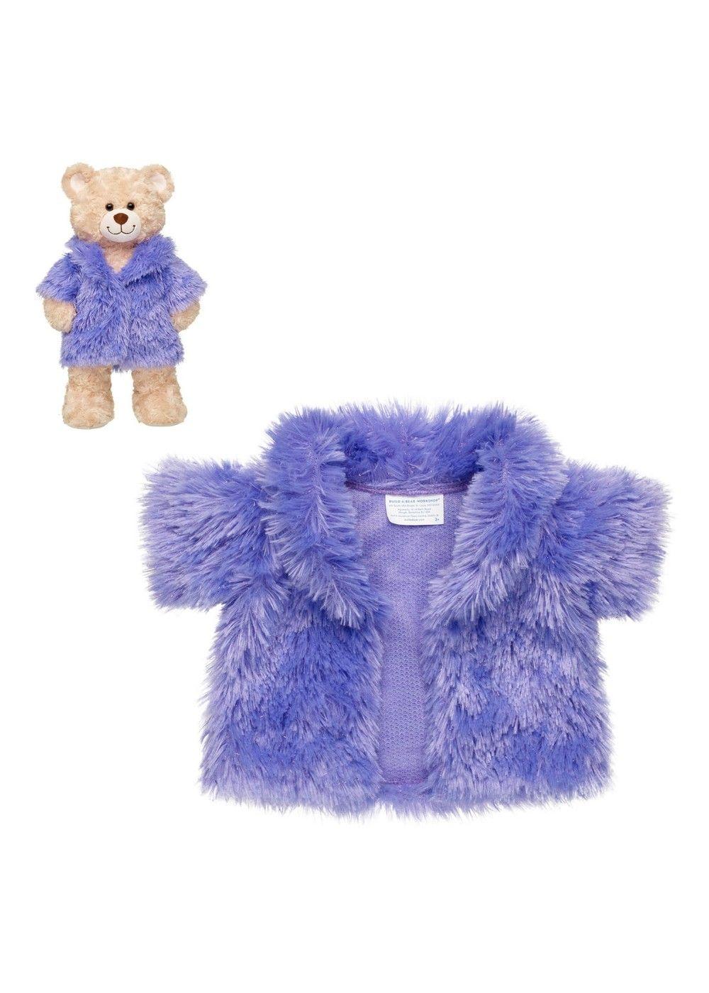 ABRIGO PIEL MORADO HONEY GIRLS BUILD-A-BEAR-8