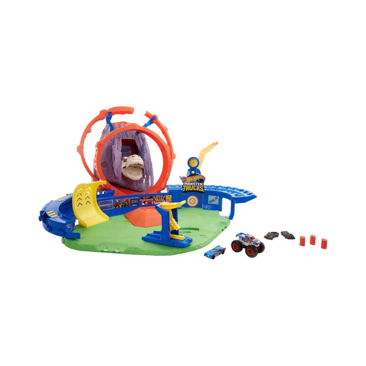 Hot Weels Monster Trucks Volcano Arena Playset Mattel-9