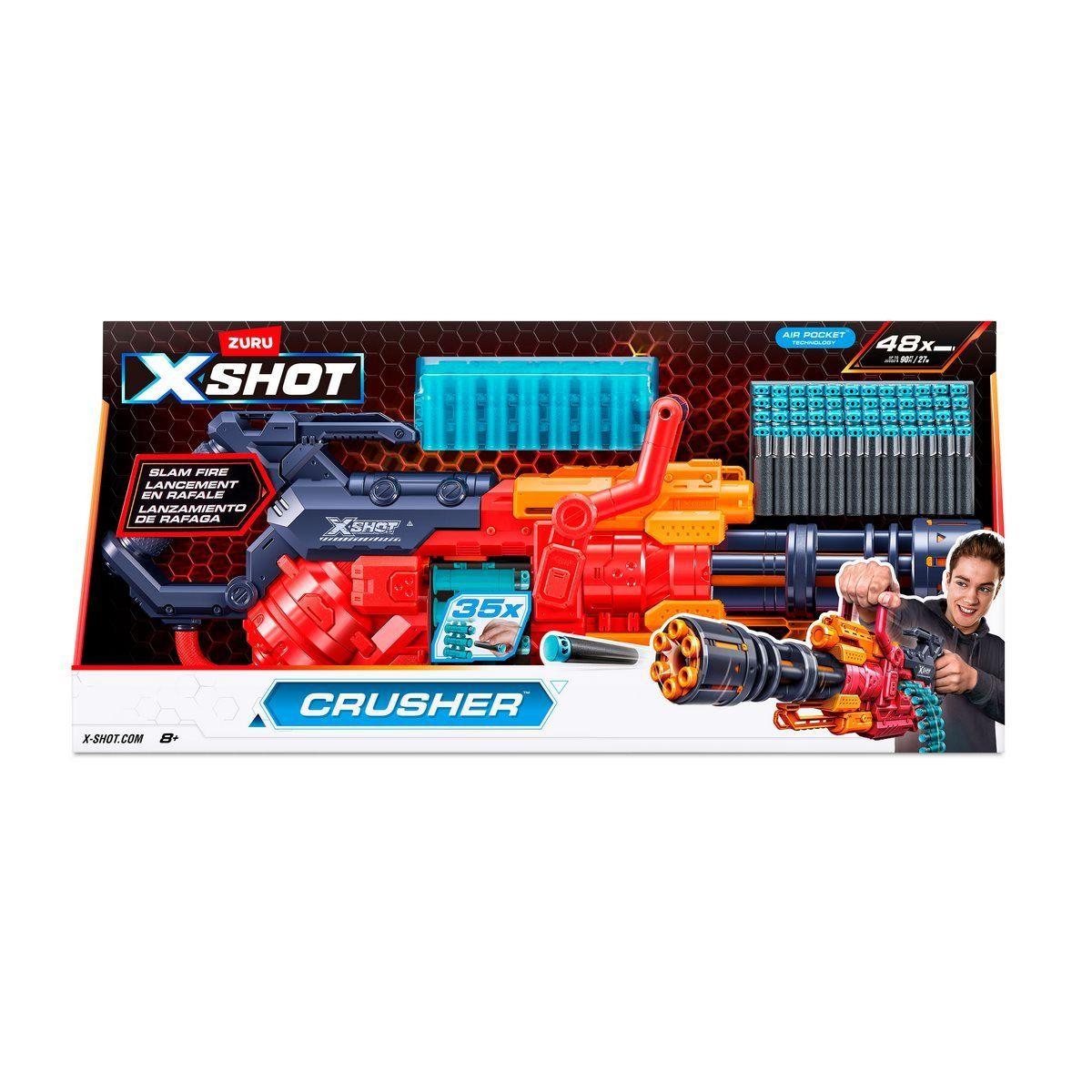 Lanzador Crusher Con 48 Dardos X-shot-2
