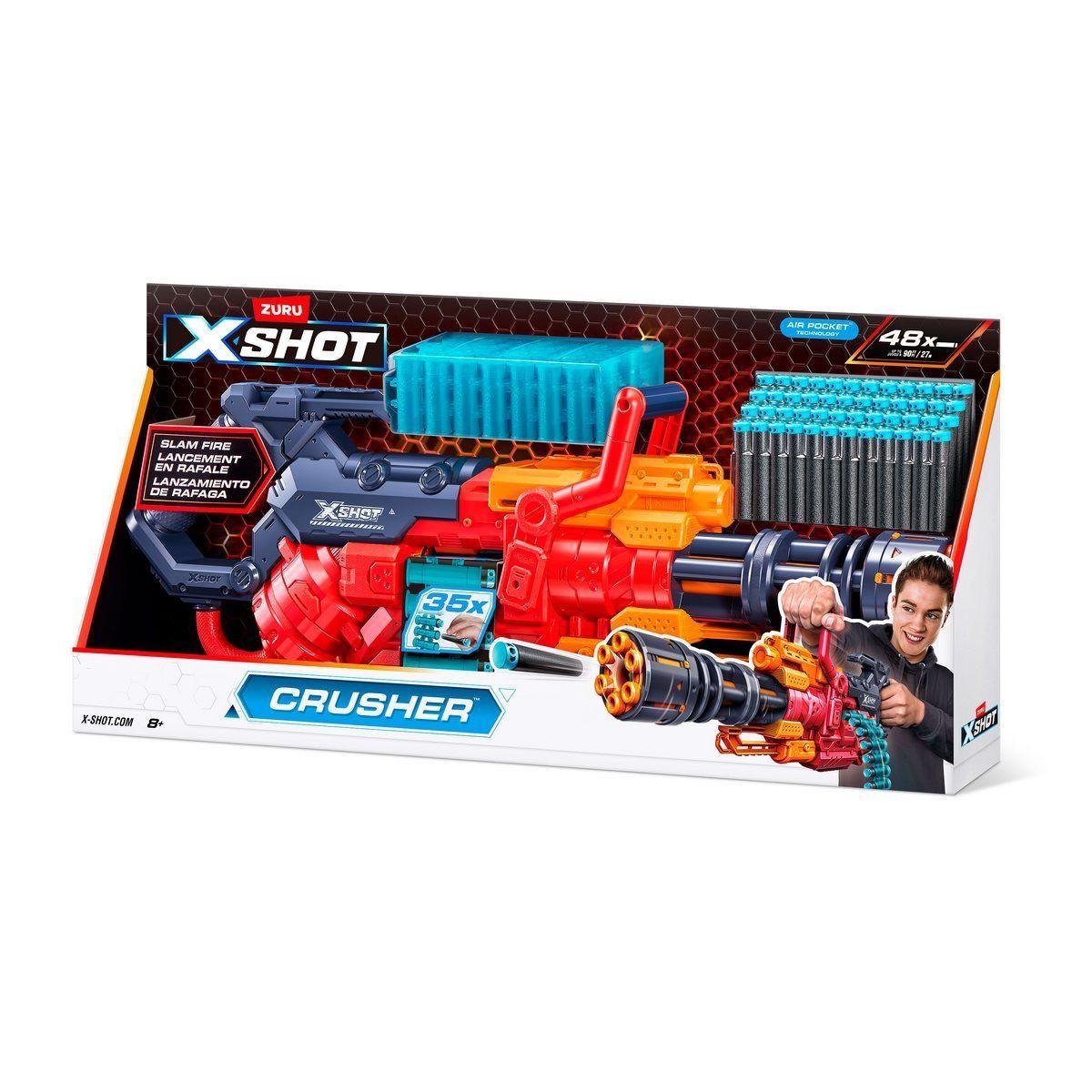 Lanzador Crusher Con 48 Dardos X-shot-3