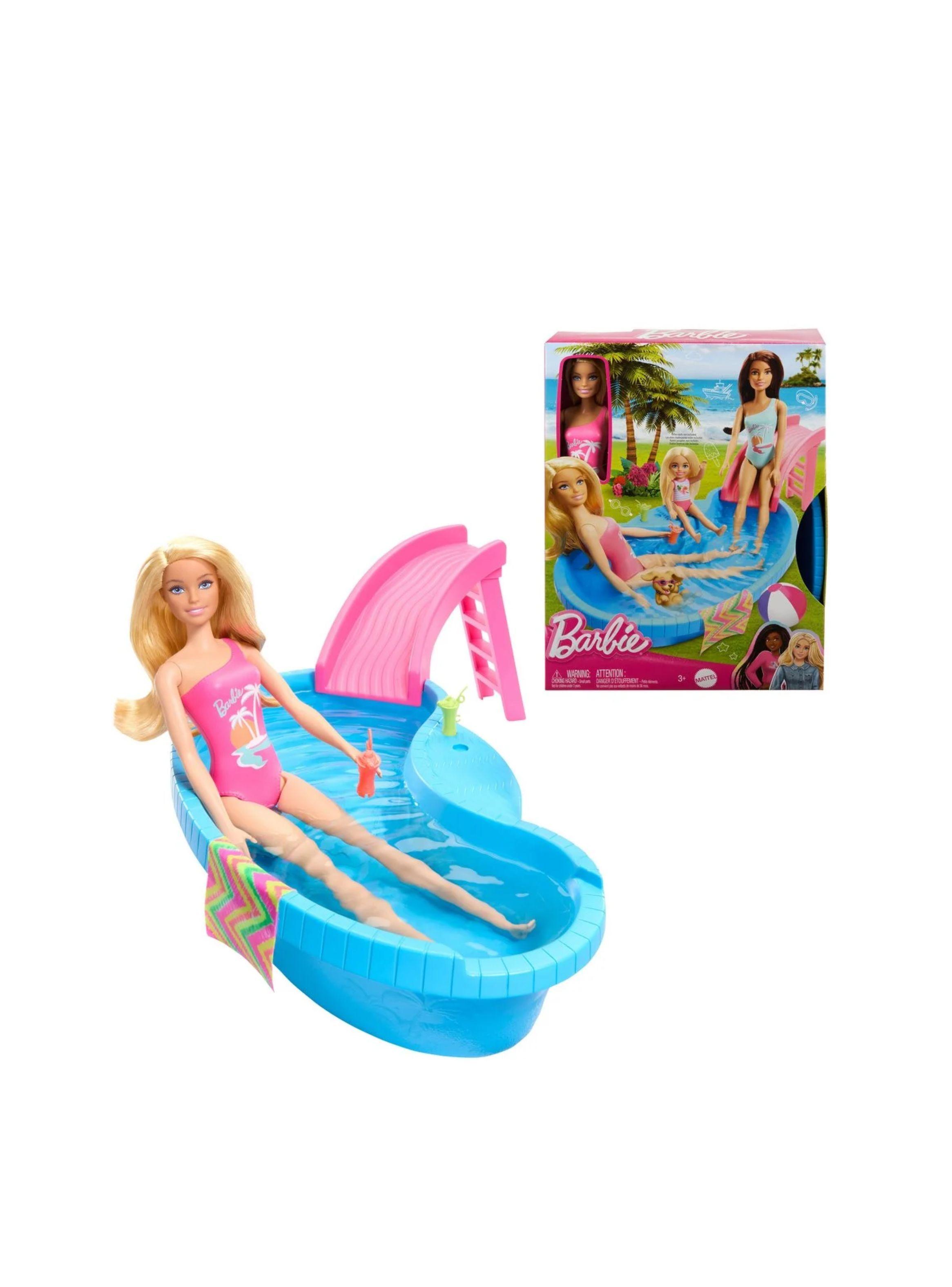 BARBIE SET DE JUEGO ALBERCA GLAM CON MUÑECA-2