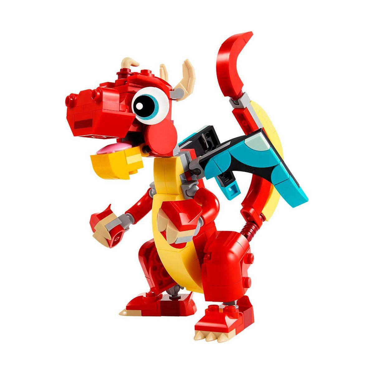 Dragón Rojo Lego Creator-3