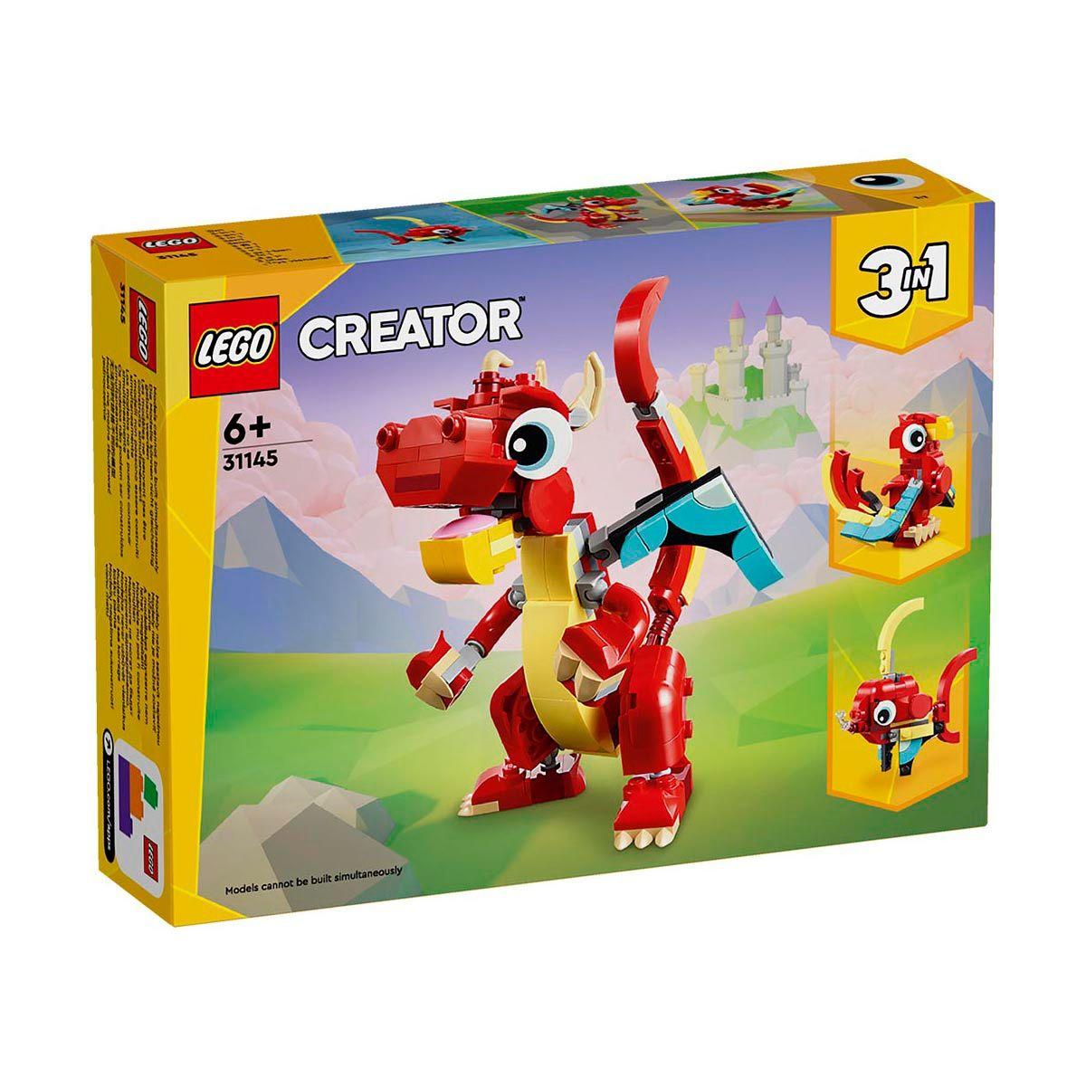 Dragón Rojo Lego Creator-4