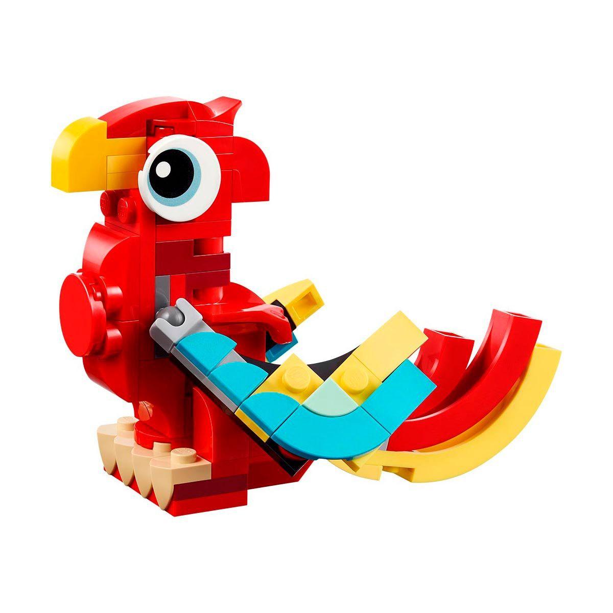 Dragón Rojo Lego Creator-7