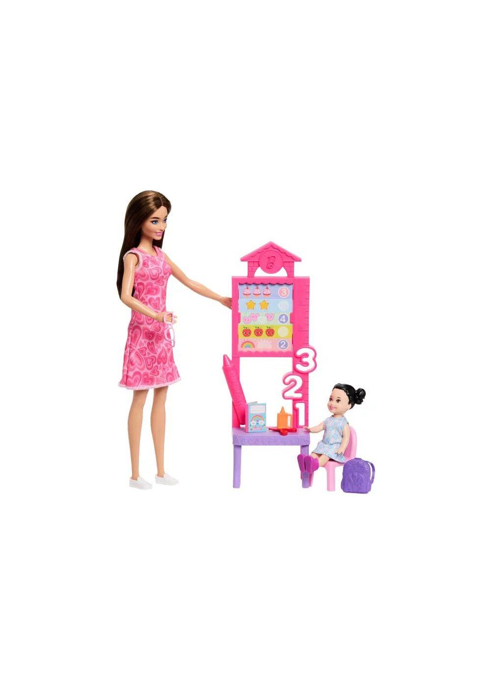 Barbie Set De Profesiones Muñeca-Profesora Cabello Castaño-2