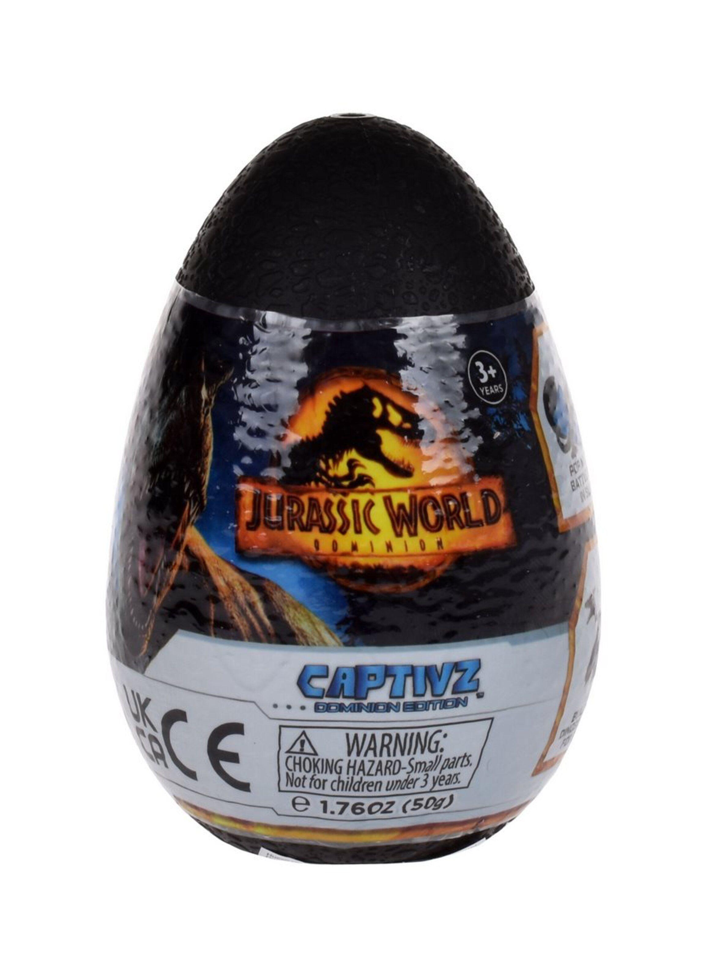 HUEVO CON DINOSAURIO Y SORPRESAS JURASSIC WORLD-0