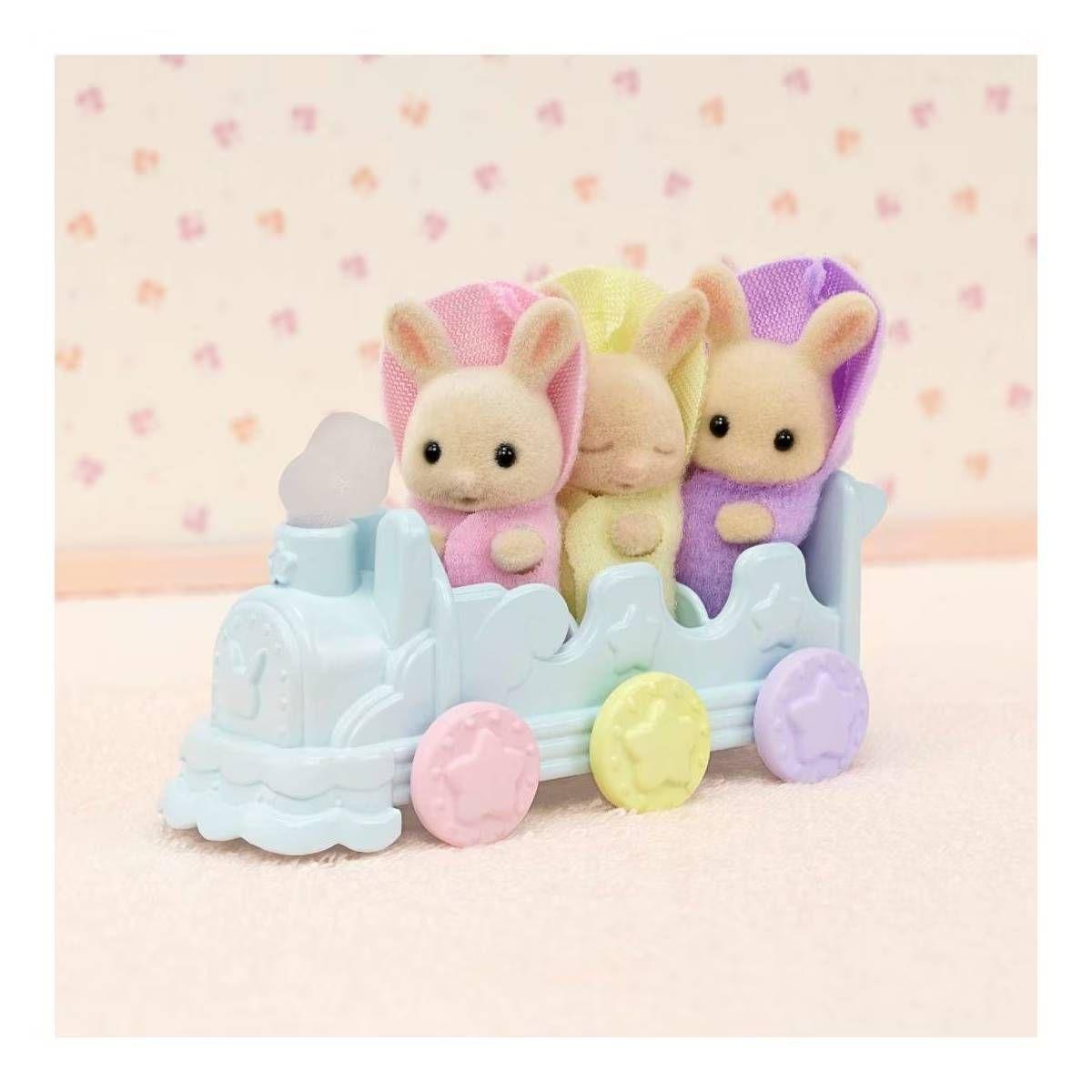 LA HORA DEL BAÑO DE LOS TRILLIZOS SYLVANIAN FAMILIES-3