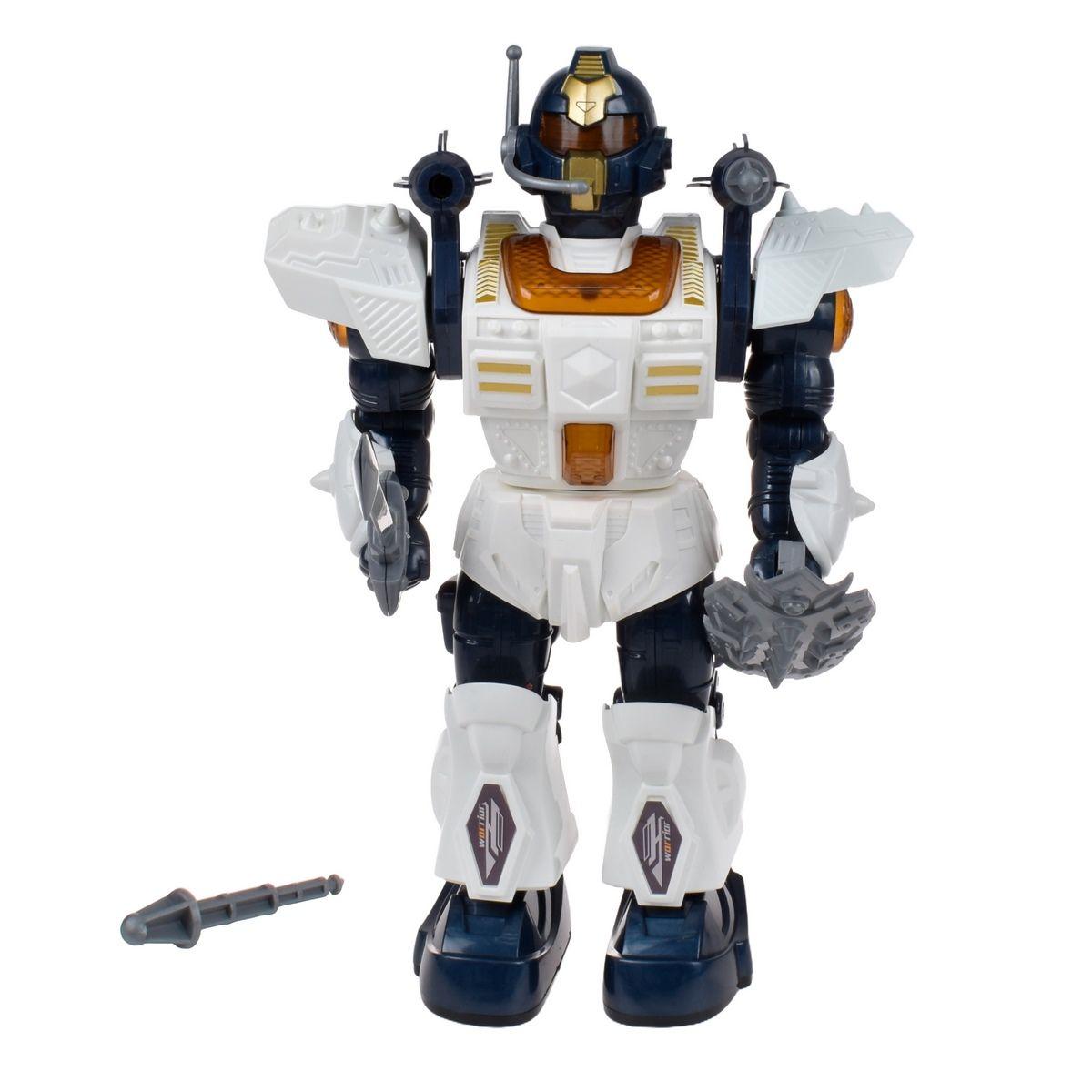ROBOT QUE CAMINA CON LUCES Y SONIDO - BLANCO-2