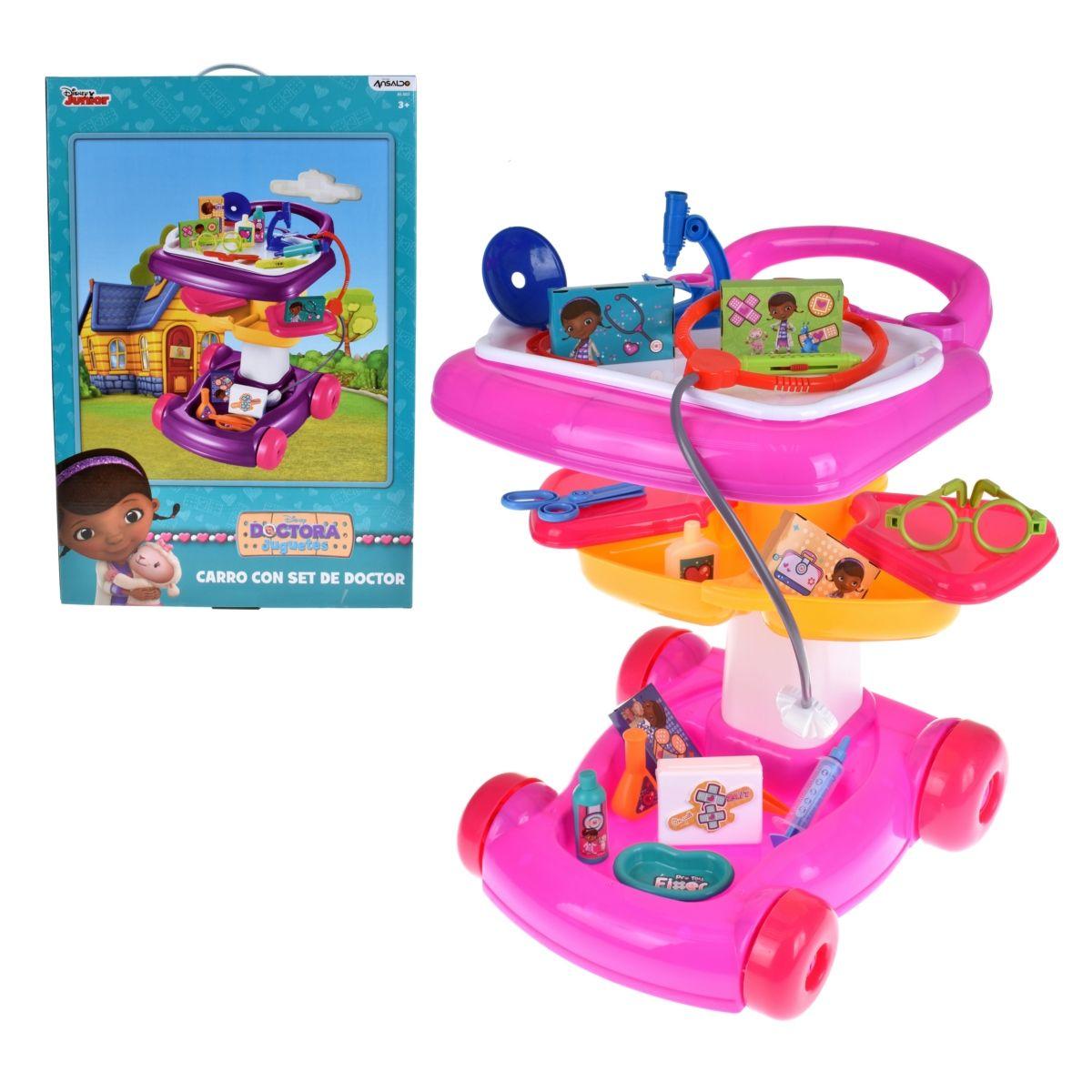 Carro Con Set De Doctor Doctora Juguetes-0