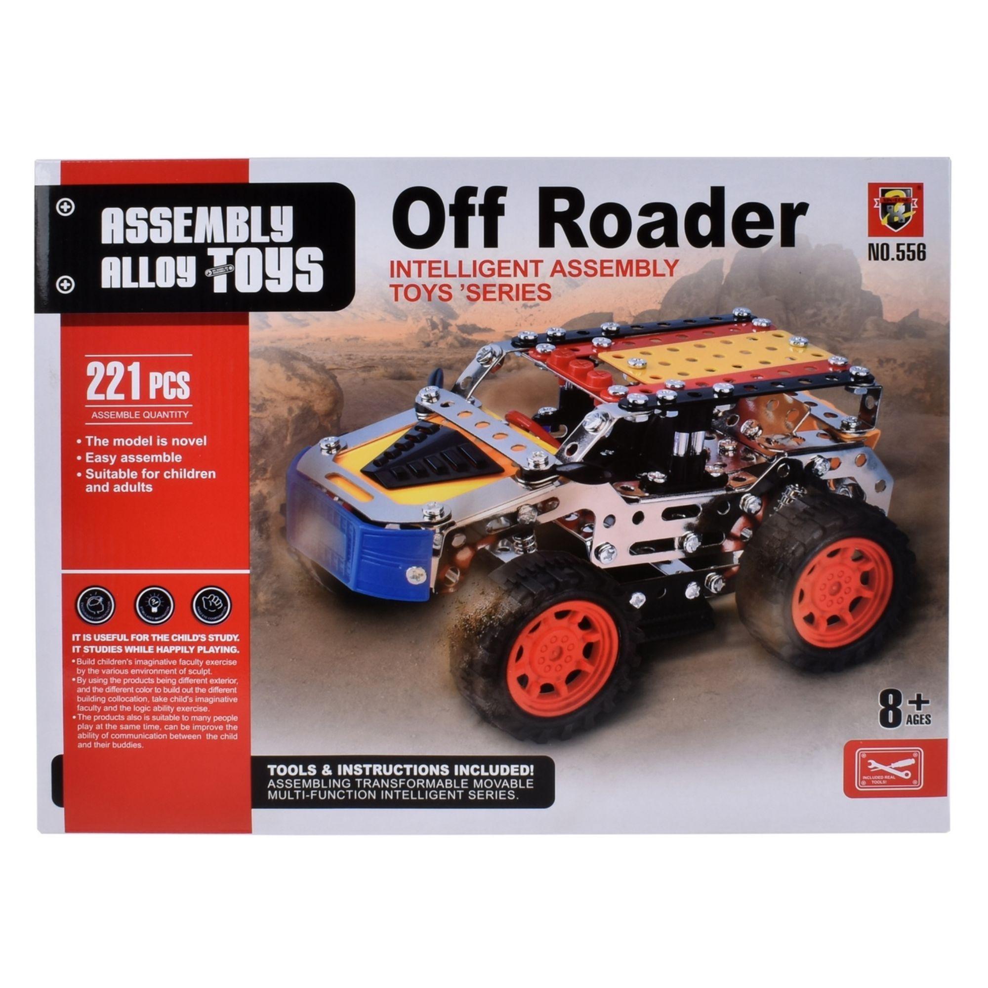 MECANO METALICO AUTO TODO TERRENO 221 PIEZAS-2